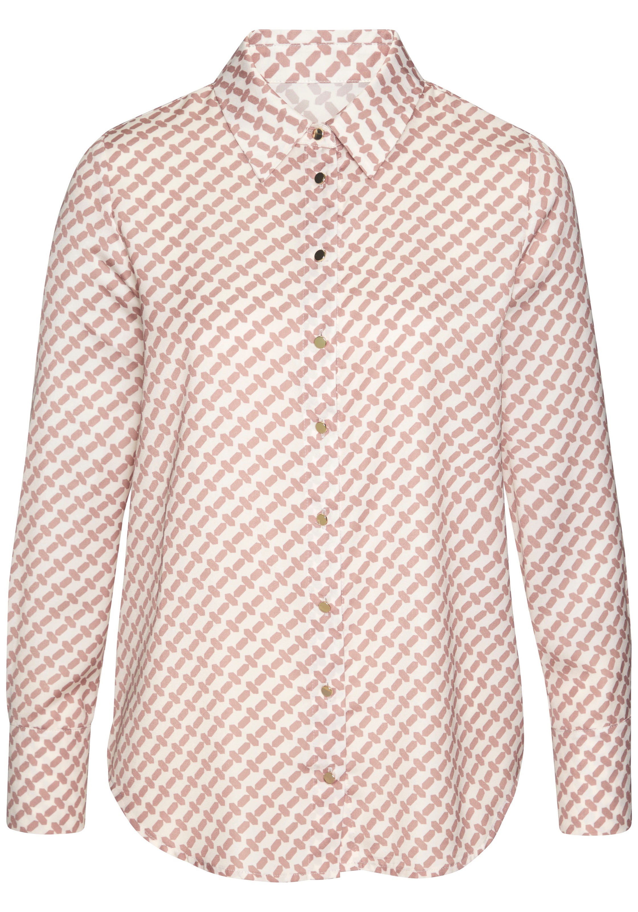 LASCANA Satinbluse, mit goldfarbenen Knöpfen, Damenbluse, festlich, elegant günstig online kaufen