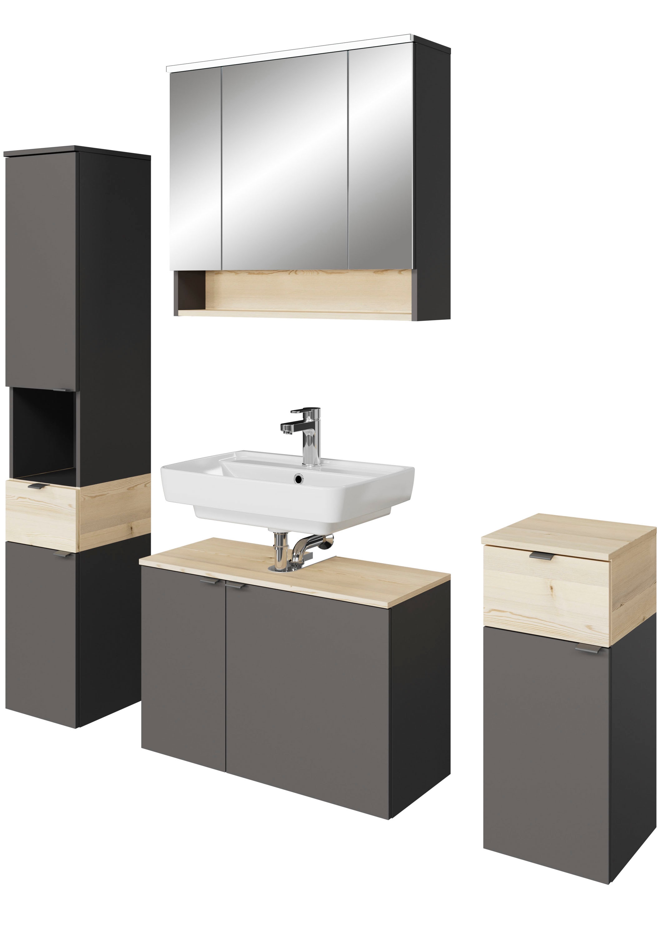 Saphir Badmöbel-Set "Quickset 394" Komplett-Set, 4 Stk. tlg. günstig online kaufen