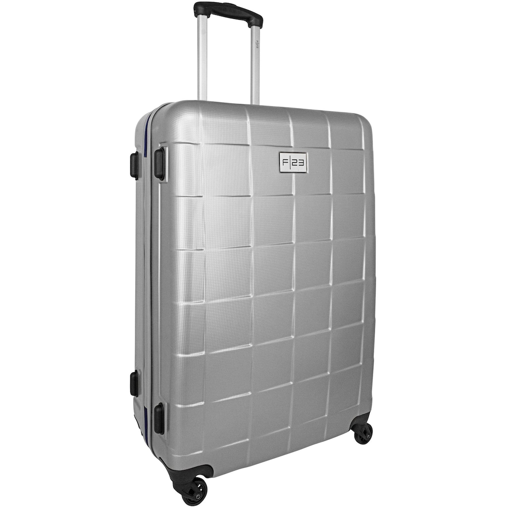 F23™ Hartschalen-Trolley »Wave 3.0, 78 cm, silberfarben«, 4 Rollen