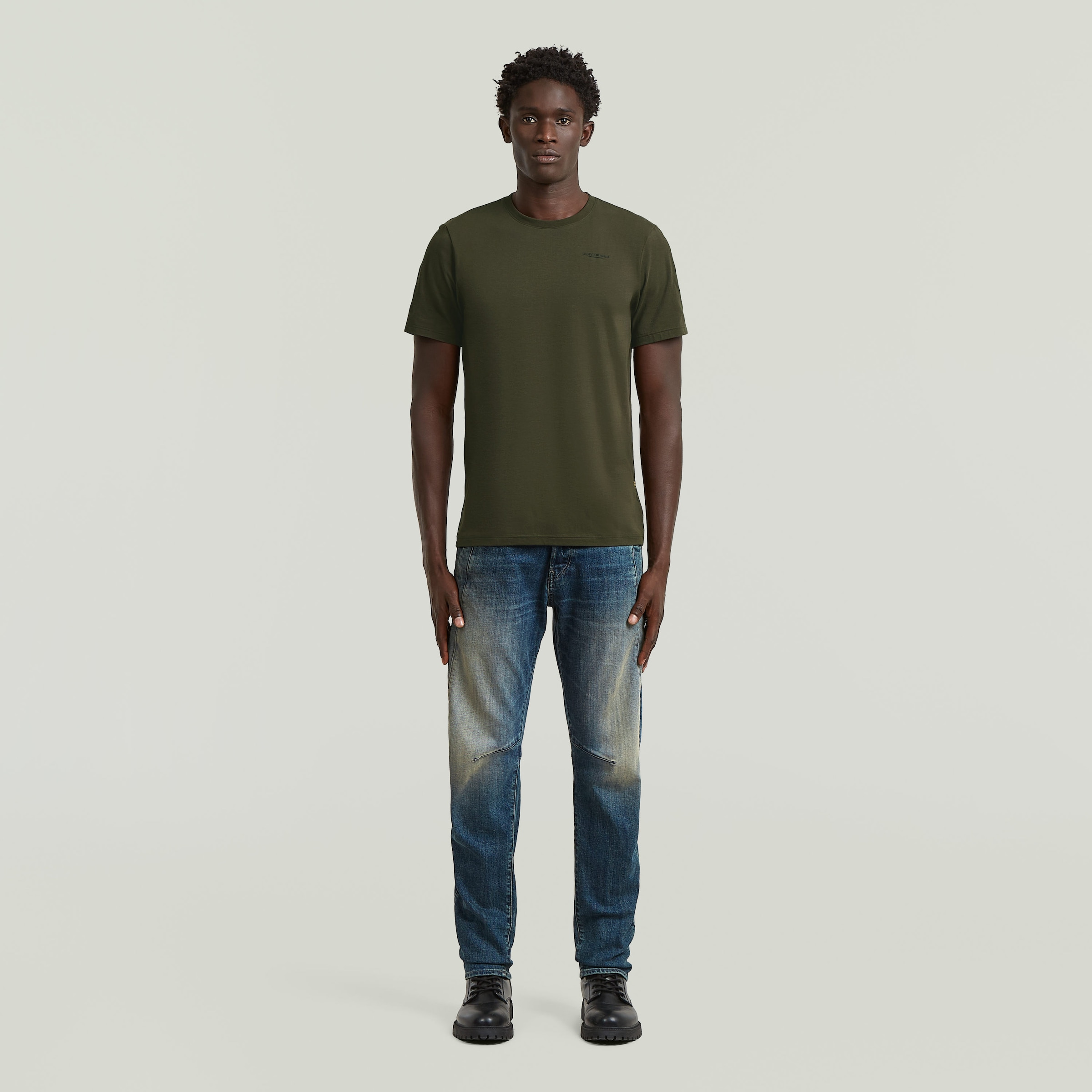 G-STAR T-Shirt »Slim Base« mit Rundhals, Baumwollmix