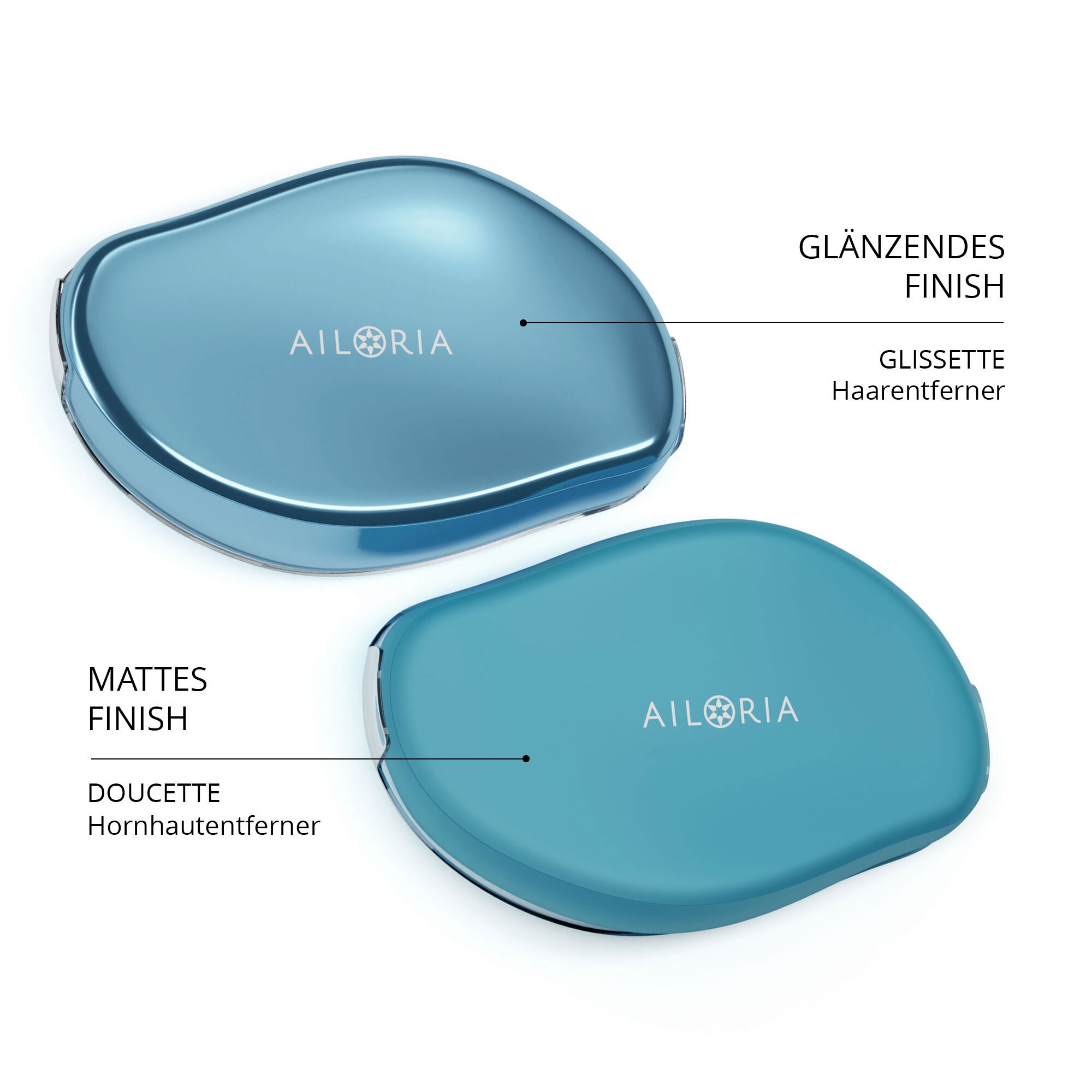 AILORIA Hornhautfeile »Haar- & Hornhautentferner Glide & Glow Collection«