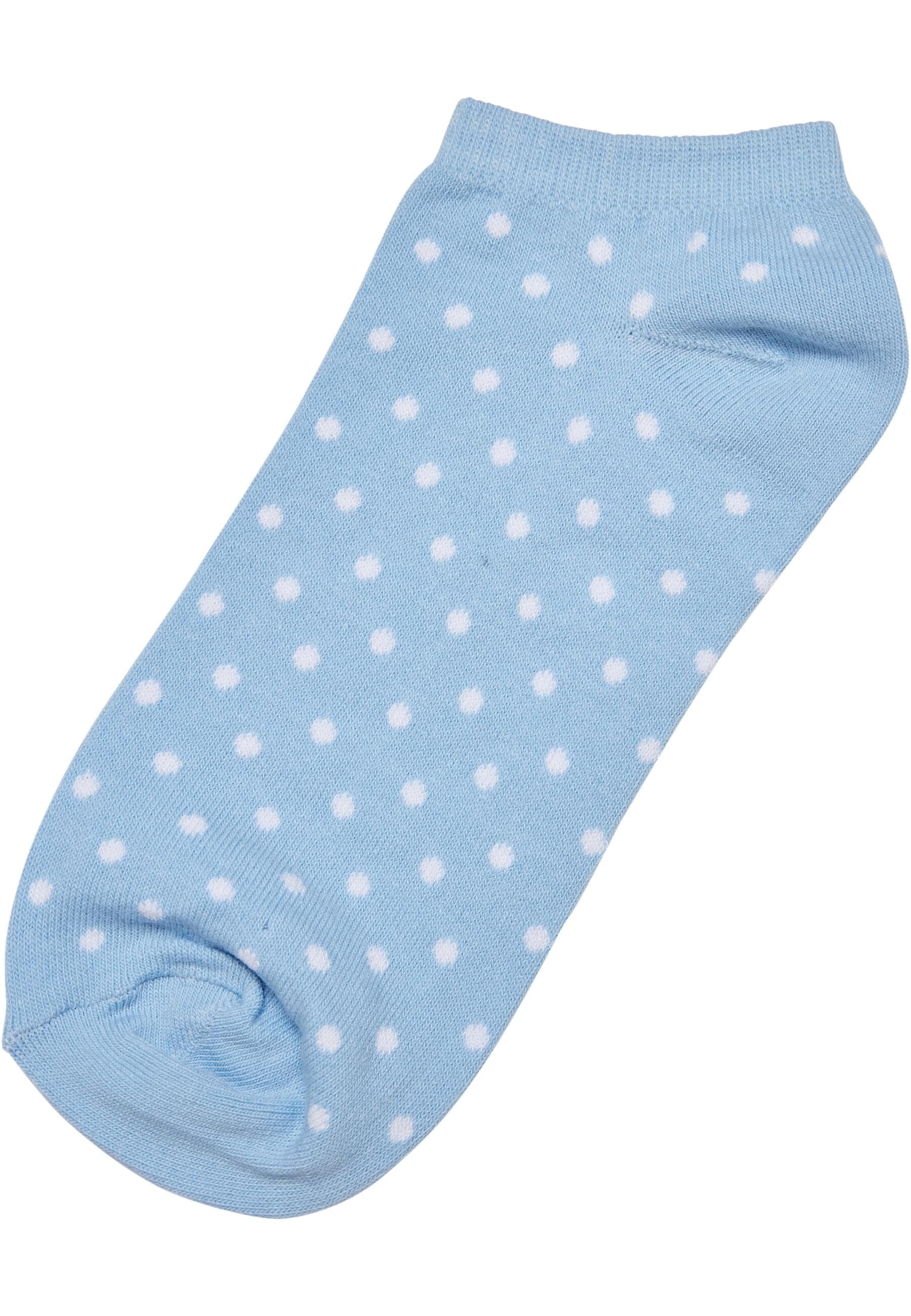 URBAN CLASSICS Basicsocken »Urban Classics Unisex No Show Socks Dots 5-Pack«, (1 Paar)