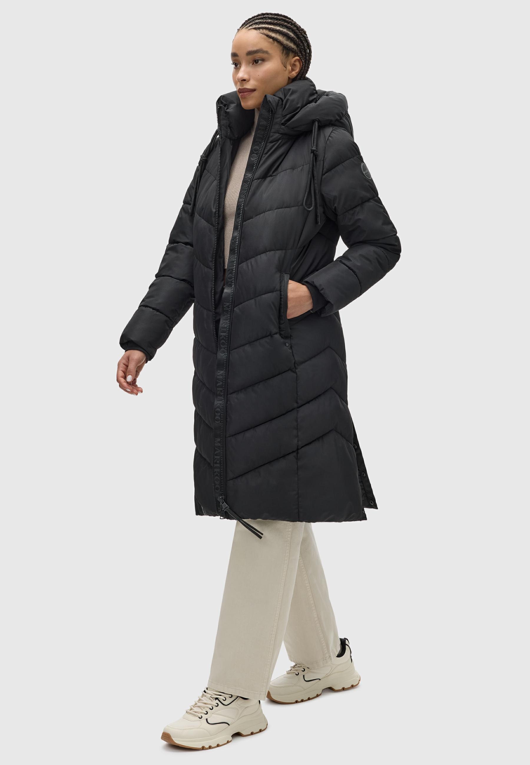 Marikoo Steppmantel »Sahnekatzii XIV-1« Wintermantel mit kuschlig warm wattiertem Kragen