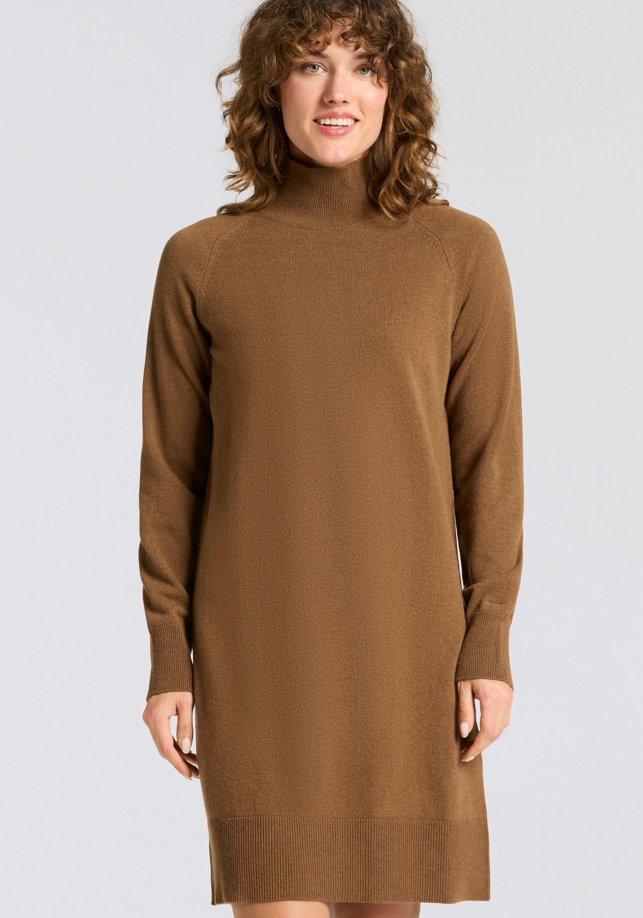Gant Strickkleid "SUPERFINE LAMBSWOOL KNIT" Winterkleid, relaxed fit, Rollk günstig online kaufen
