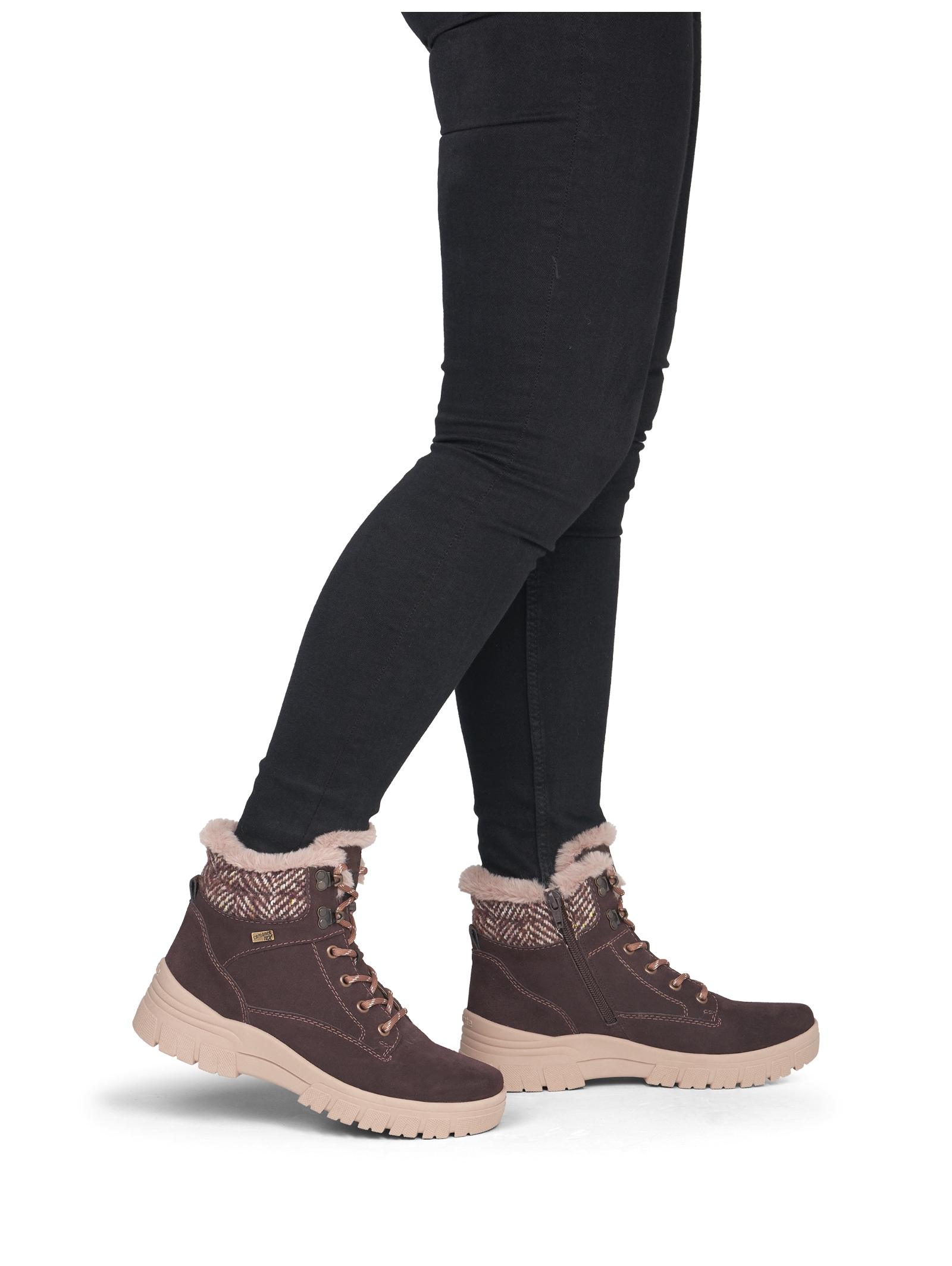 Remonte Schnürstiefelette »Remonte Stiefelette Veloursleder«