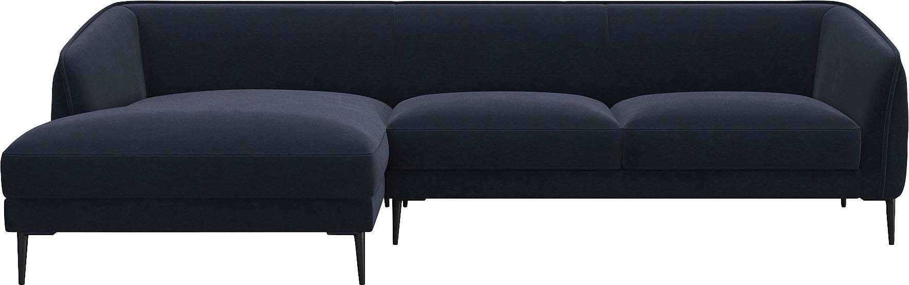 FLEXLUX Ecksofa "Belle Designsofa, L-Form, B/T 288/149 cm", Skandinavisches günstig online kaufen