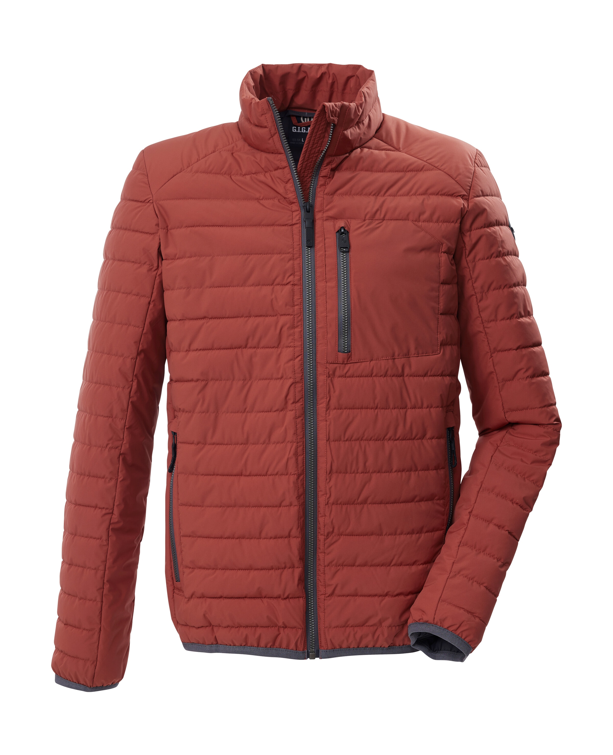 Steppjacke "GS 87 MN QLTD JCKT", Herren, Gr. XXL, rot, Obermaterial: 100% Polyester;Futter: 100% Polyester;Füllung: 100% Polyester, G.I.G.A. DX BY KILLTEC, Jacken Steppjacke, Winddichte, wasserabweisende Steppjacke mit Teflon EcoElite™