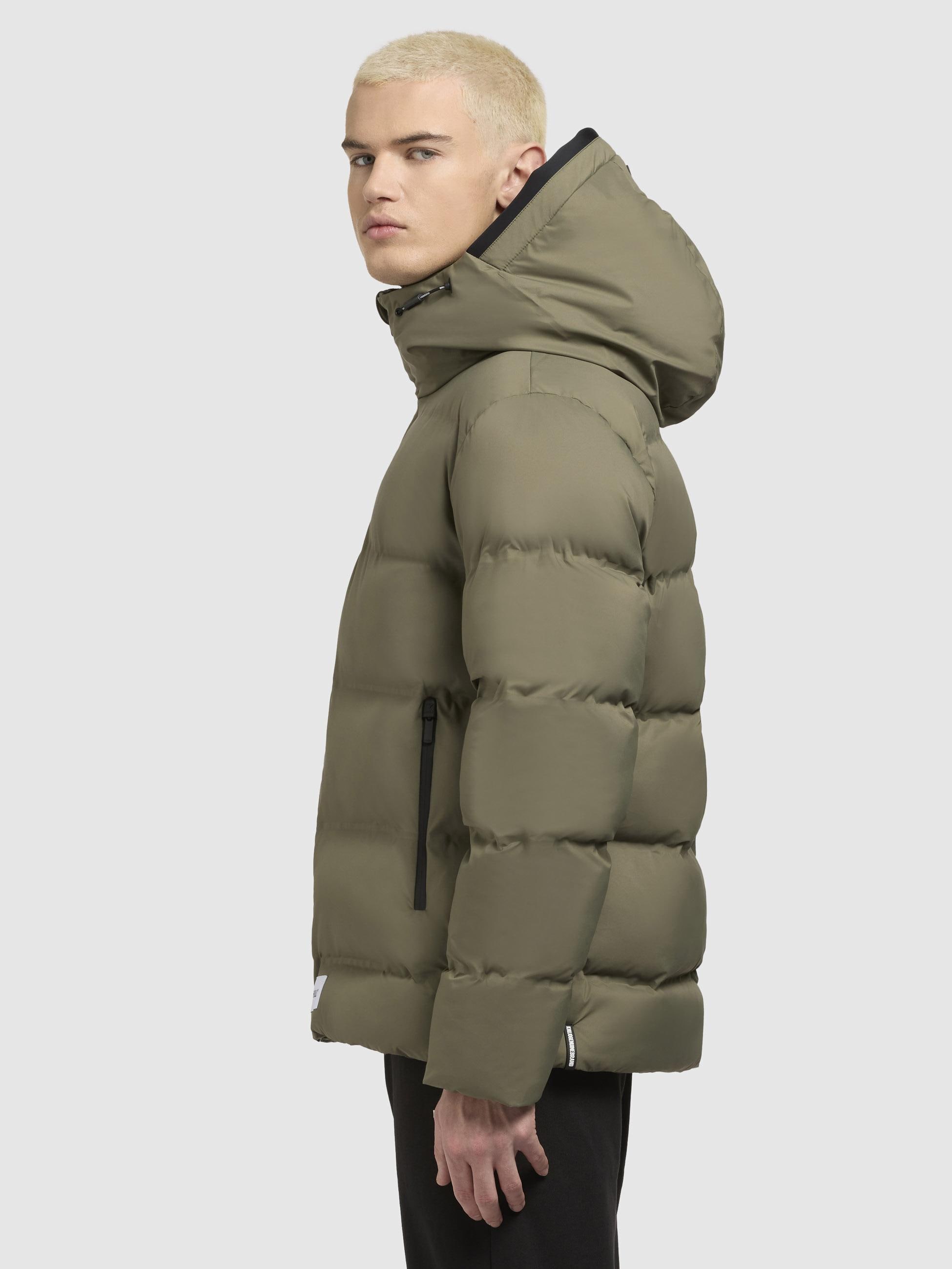 khujo Steppjacke »Silas2«, mit Kapuze, Warme Herren Winterjacke mit großer Kapuze