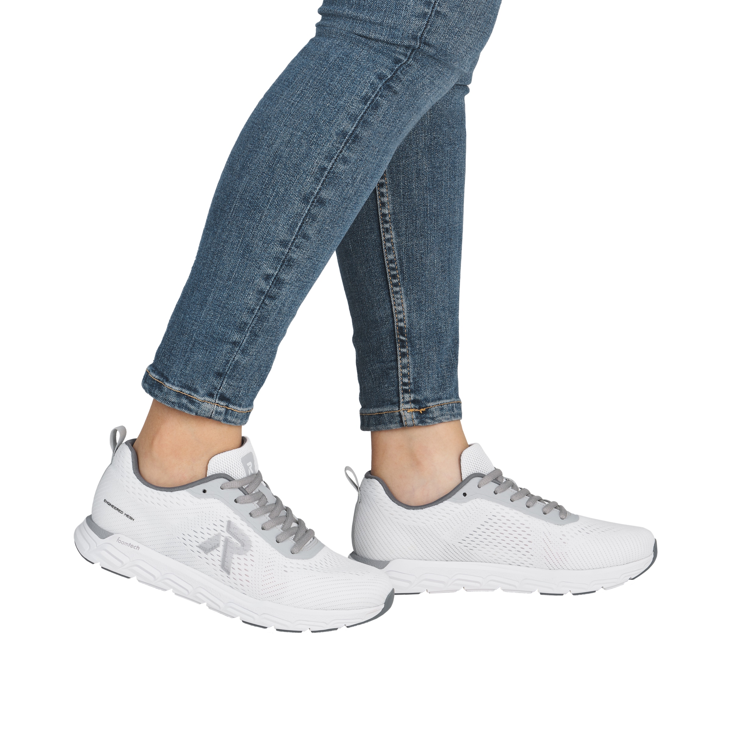 RIEKER Sport Sneaker  Freizeitschuh, Halbschuh, Schnürschuh mit herausnehmbarer Einlage