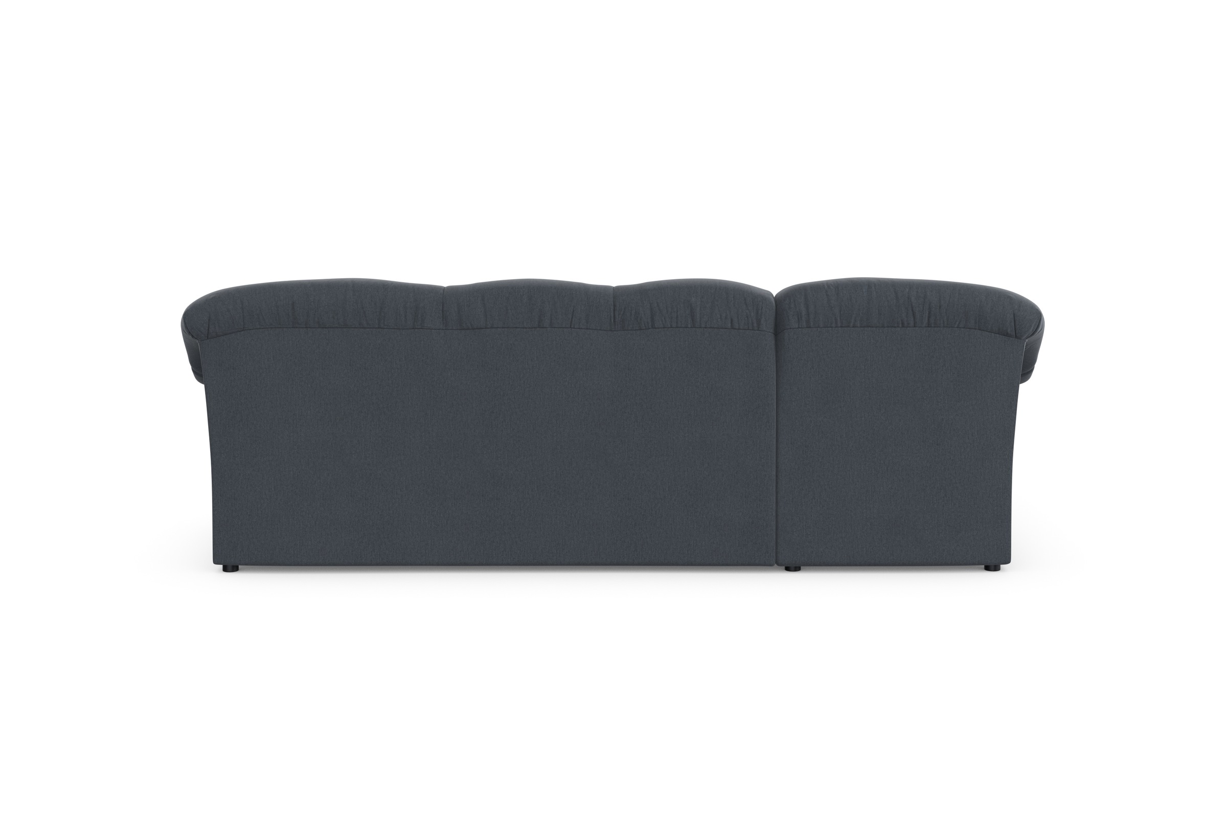 DOMO collection Ecksofa »Pegnitz, elegante Rückensteppung, kompakte Stellmaße 238/141cm, L-Form«, wahlweise mit Bettfunktion