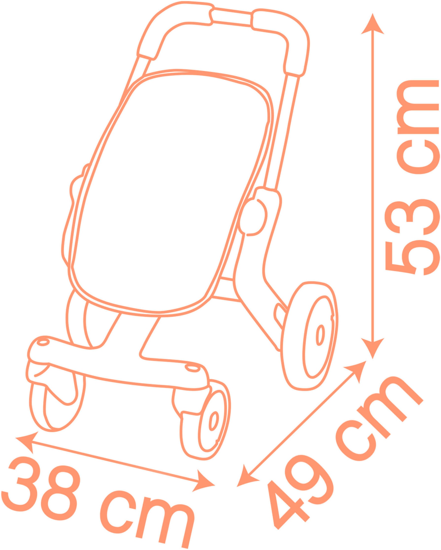 Smoby Puppenbuggy »Baby Nurse Pop«, Made in Europe