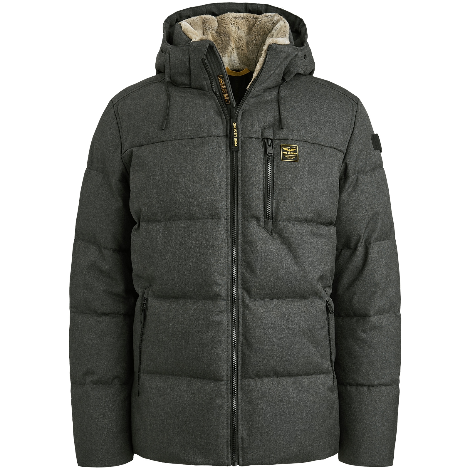 PME LEGEND Steppjacke »YETCRAFT«, mit Kapuze, Verschließbare Eingriff-, Brust- und Innentasche