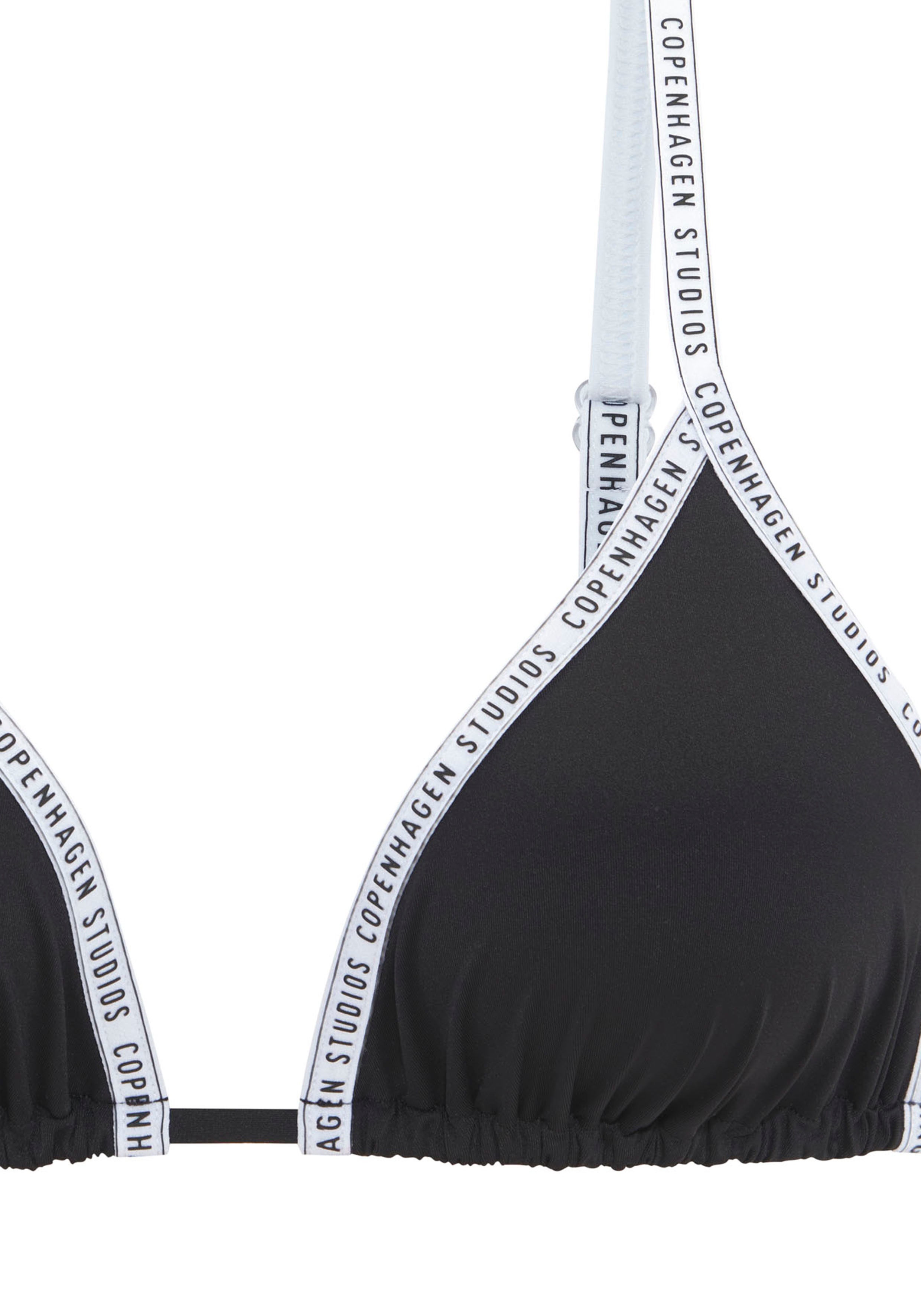 Thumbnail - Copenhagen Studios Triangel-Bikini-Top "Cody" mit Markenbranding
