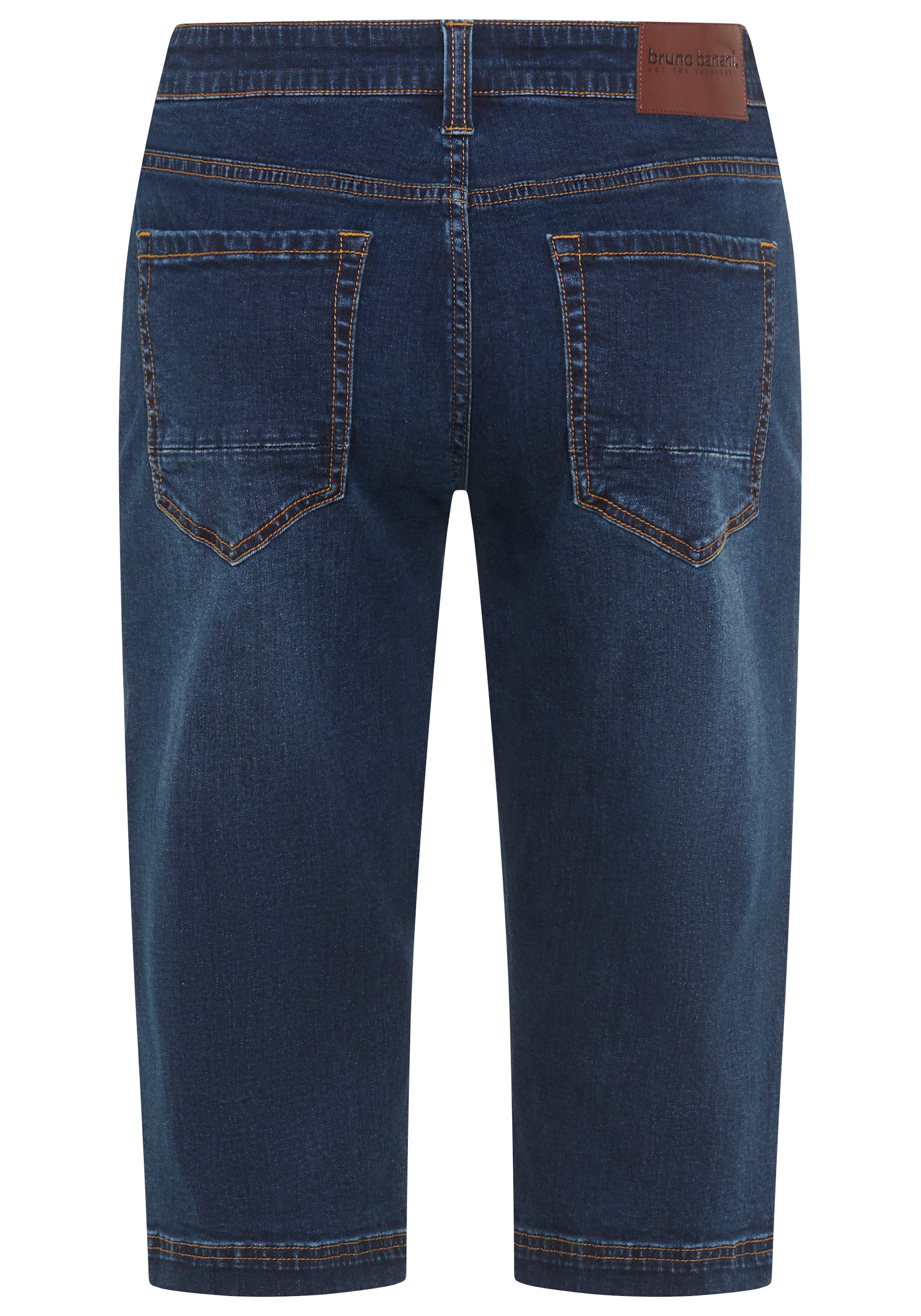 Bruno Banani Jeansbermudas »Hutch-Bermuda« Straight-Fit, normale Leibhöhe, aus elastischem Denim-Material