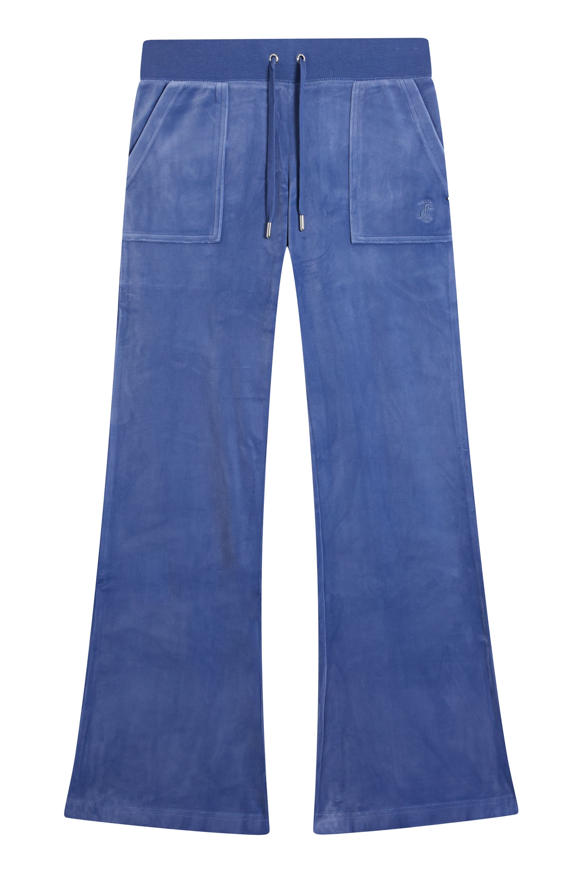 Juicy Couture Sweathose "LAYLA LOW RISE POCKETED FLARE. Damen" Trainingshose Damen, Sweathose, Velour, Jogginghose mit Glitzer, Sale