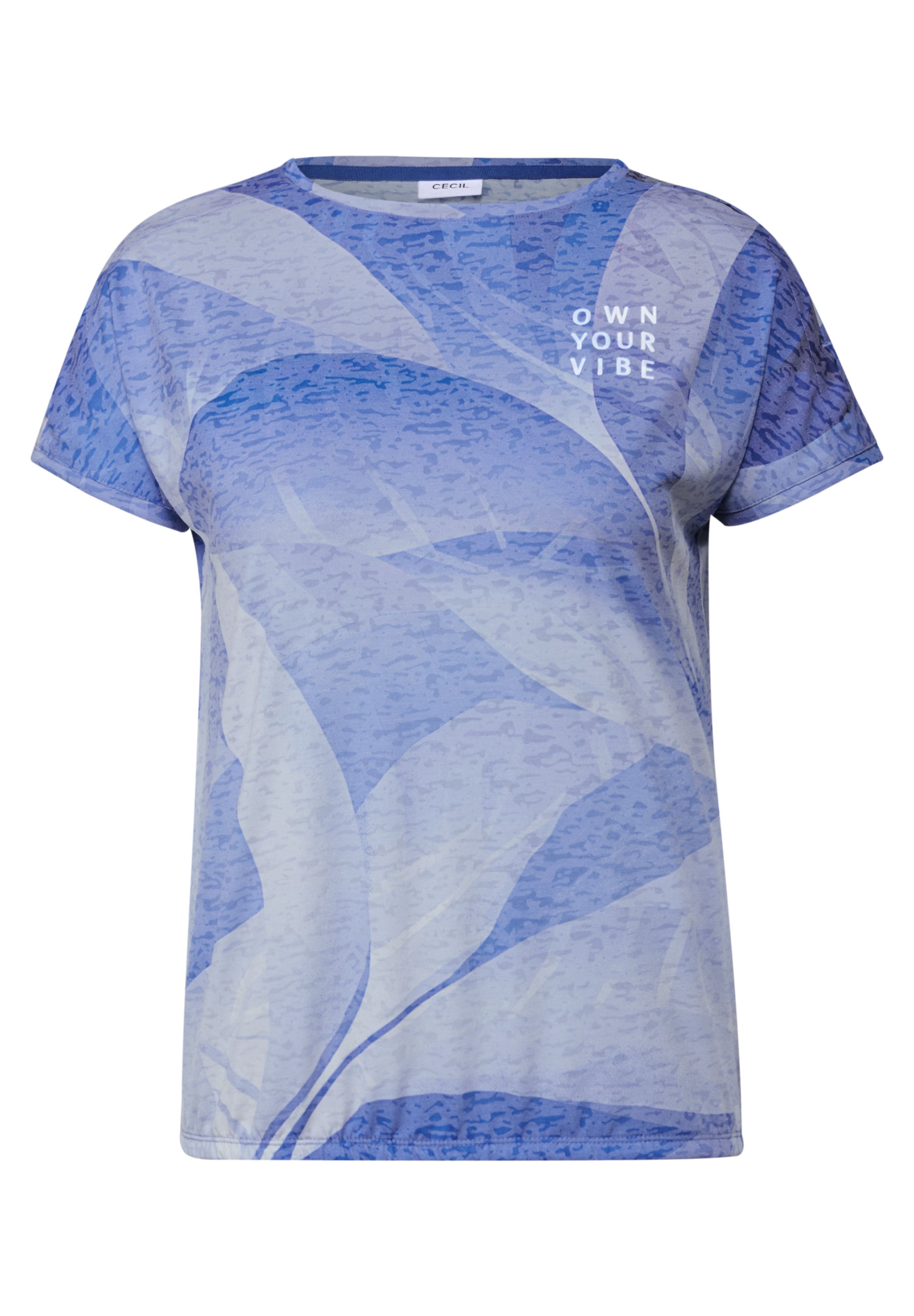 Cecil Print-Shirt, mit Elastikbund