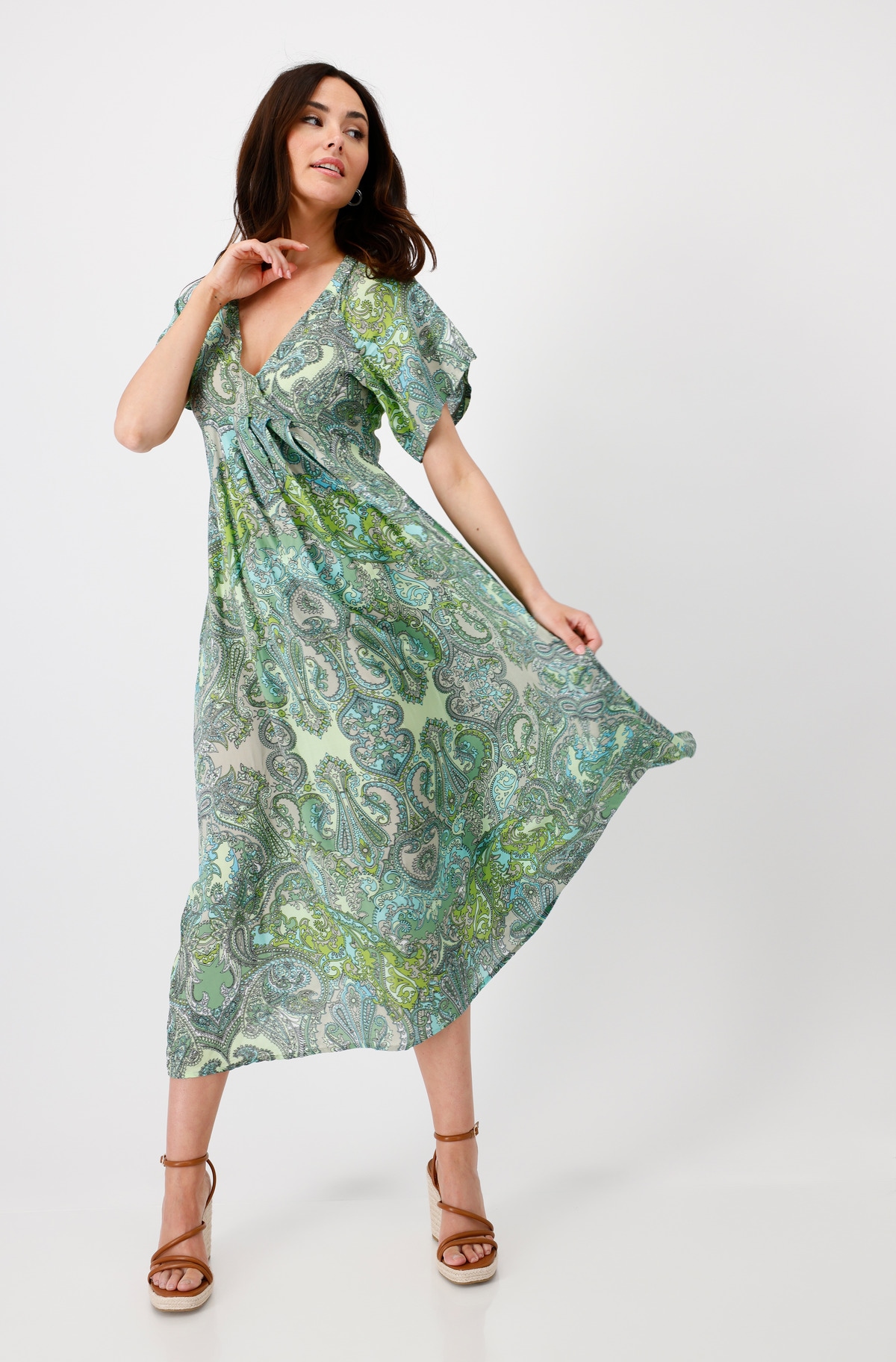 Monari Maxikleid Ohne Tasche mit Paisleymuster günstig online kaufen