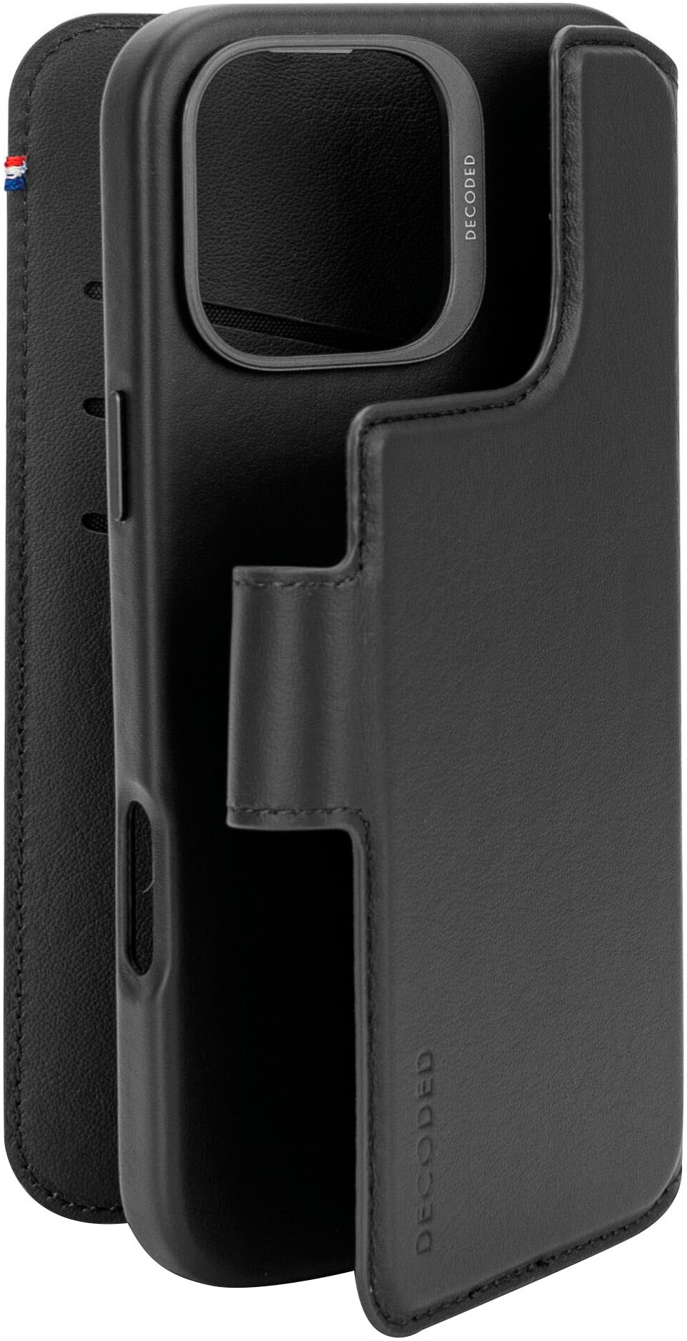 DECODED Smartphone-Hülle »Leather Detachable Wallet iPhone 16 Pro Max«, Smartphones