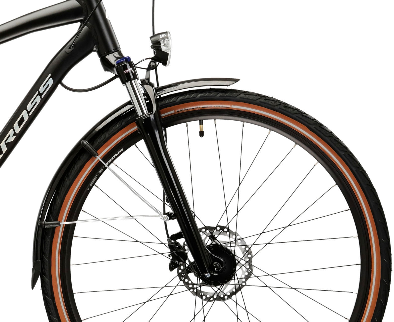 Kross Trekkingrad »KROSS Trekkingrad 28" Trans 5.0 ULT.RA  schwarz 18 Gänge« 18 Gang Shimano CUES U3020 Schaltwerk Kettenschaltung