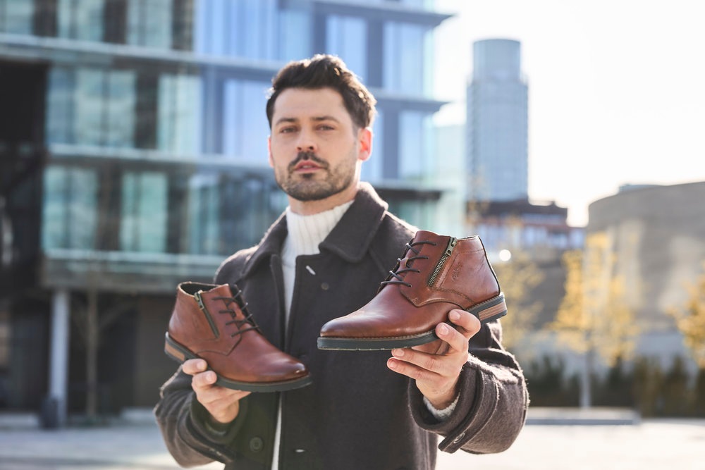 Rieker Schnürstiefelette, Business-Stiefelette, Klassik-Boots in eleganter Optik