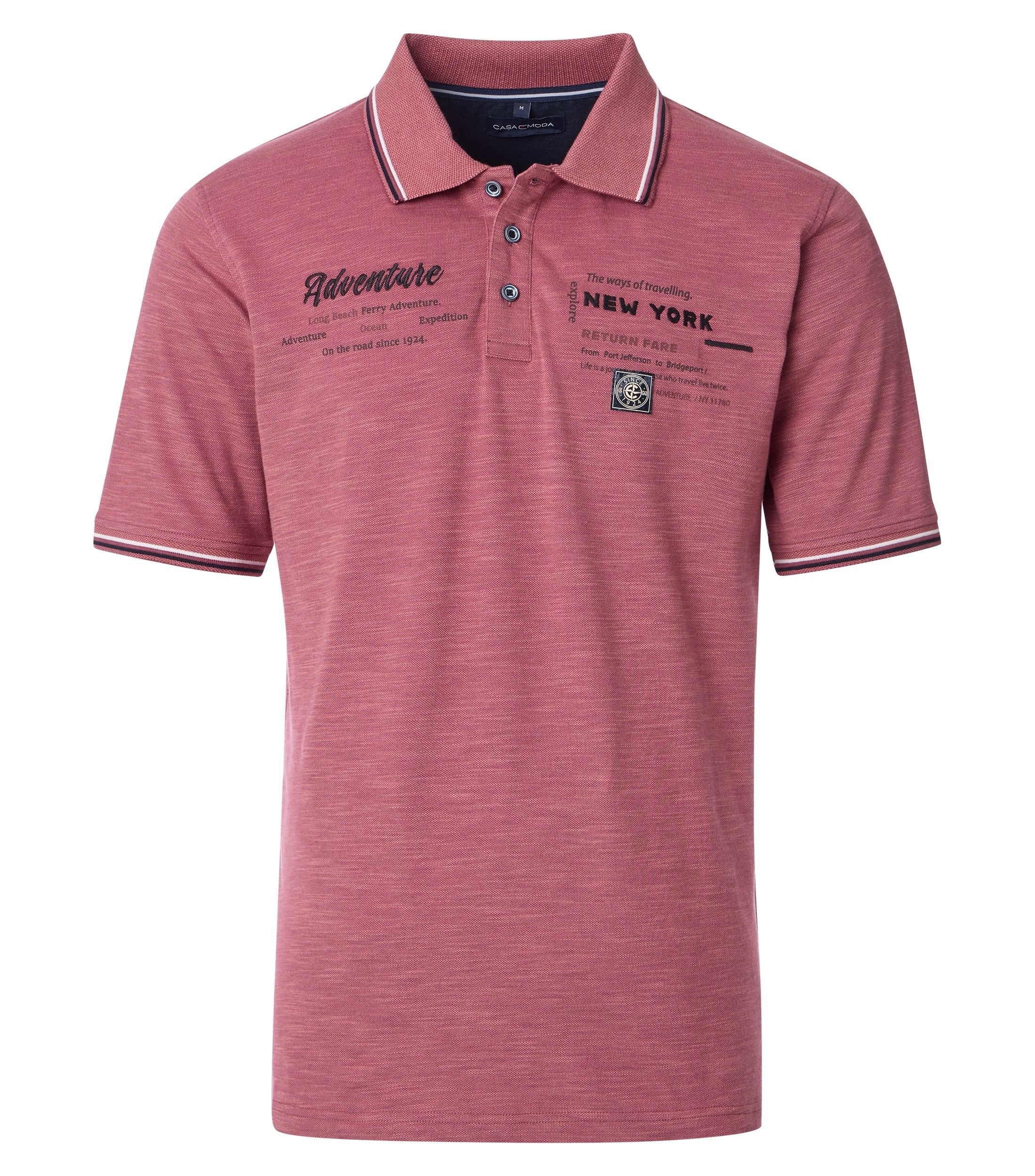 CASAMODA Poloshirt "CASAMODA Polo-Shirt uni" günstig online kaufen