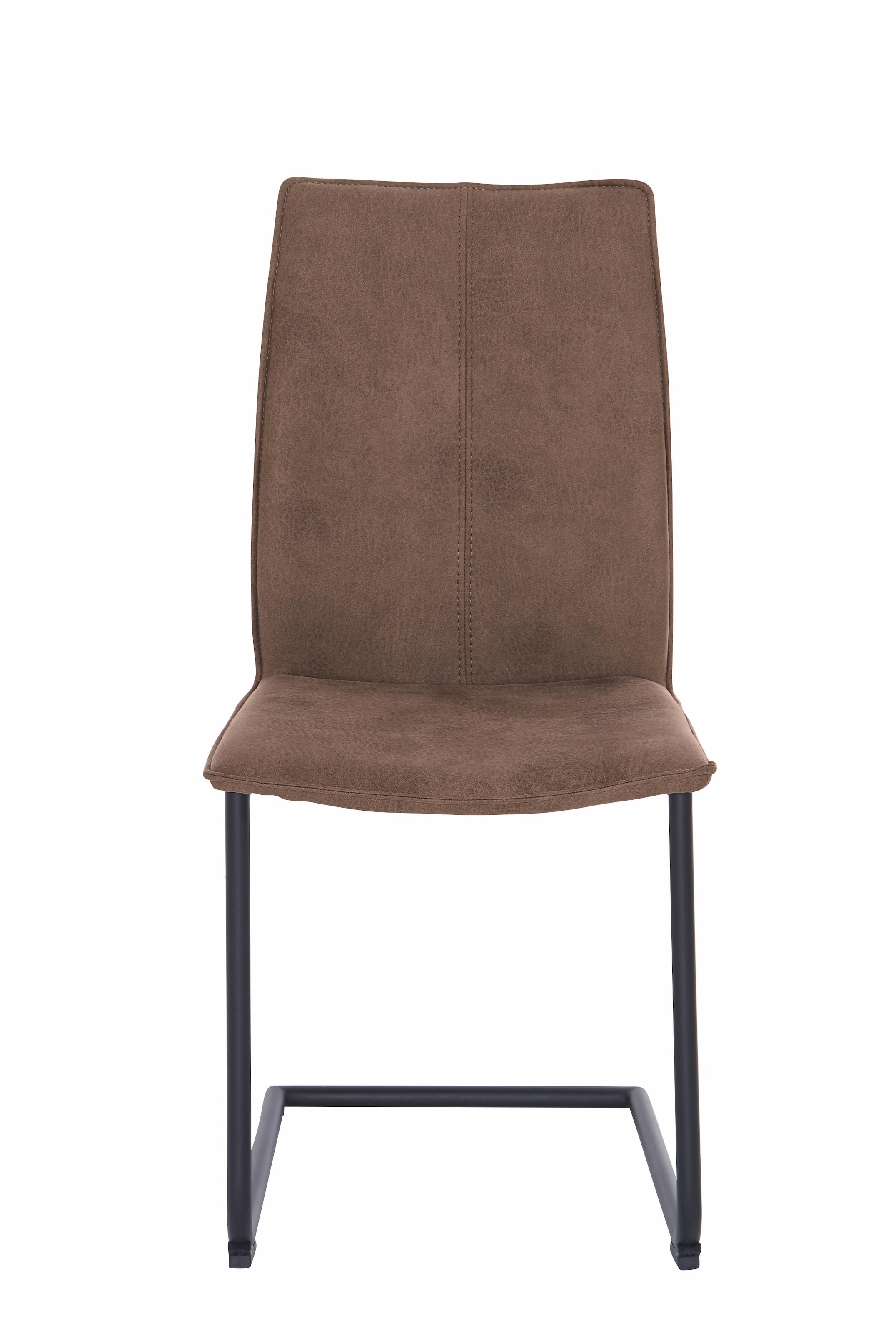 NIEHOFF SITZMÖBEL Freischwinger »Capri«, (Set), 2 St., Microfaser ABERDEEN, Gestell aus Eisen, Bezug in Microfaser oder Leder