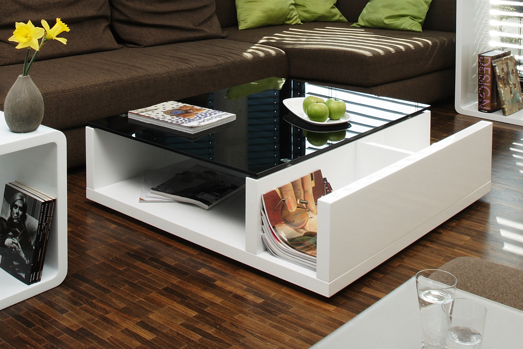 SalesFever Couchtisch "Eleganter Couchtisch", Praktisch mit integriertem Se günstig online kaufen