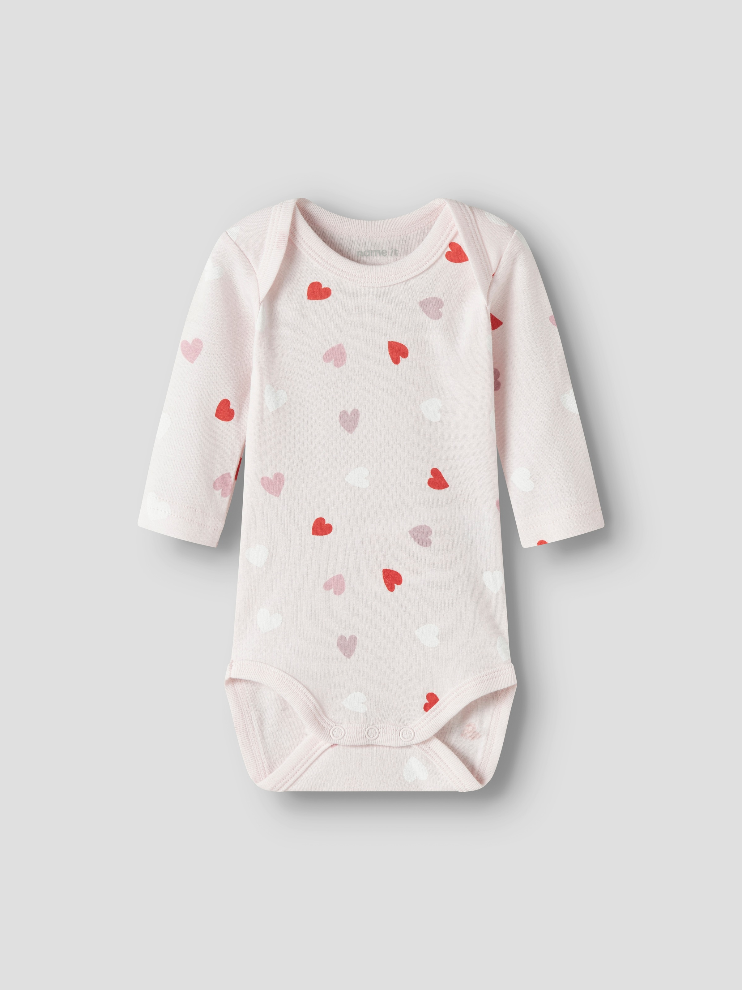 Name It Langarmbody »NBFBODY 3P LS CARINARIA HEART NOOS« Packung, 3 tlg.