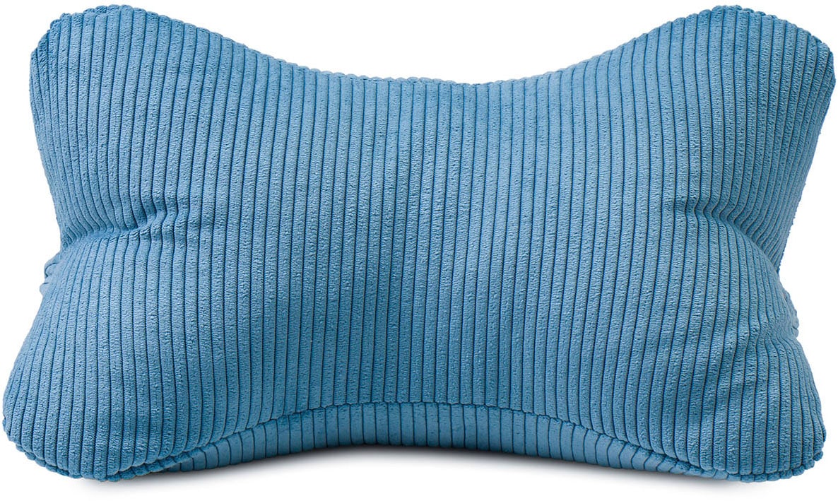 Nackenkissen GÖZZE, B:40cm H:19cm L:25cmpetrol, Polyester, Funktionskissen, "Cord Lesekissen Capri"