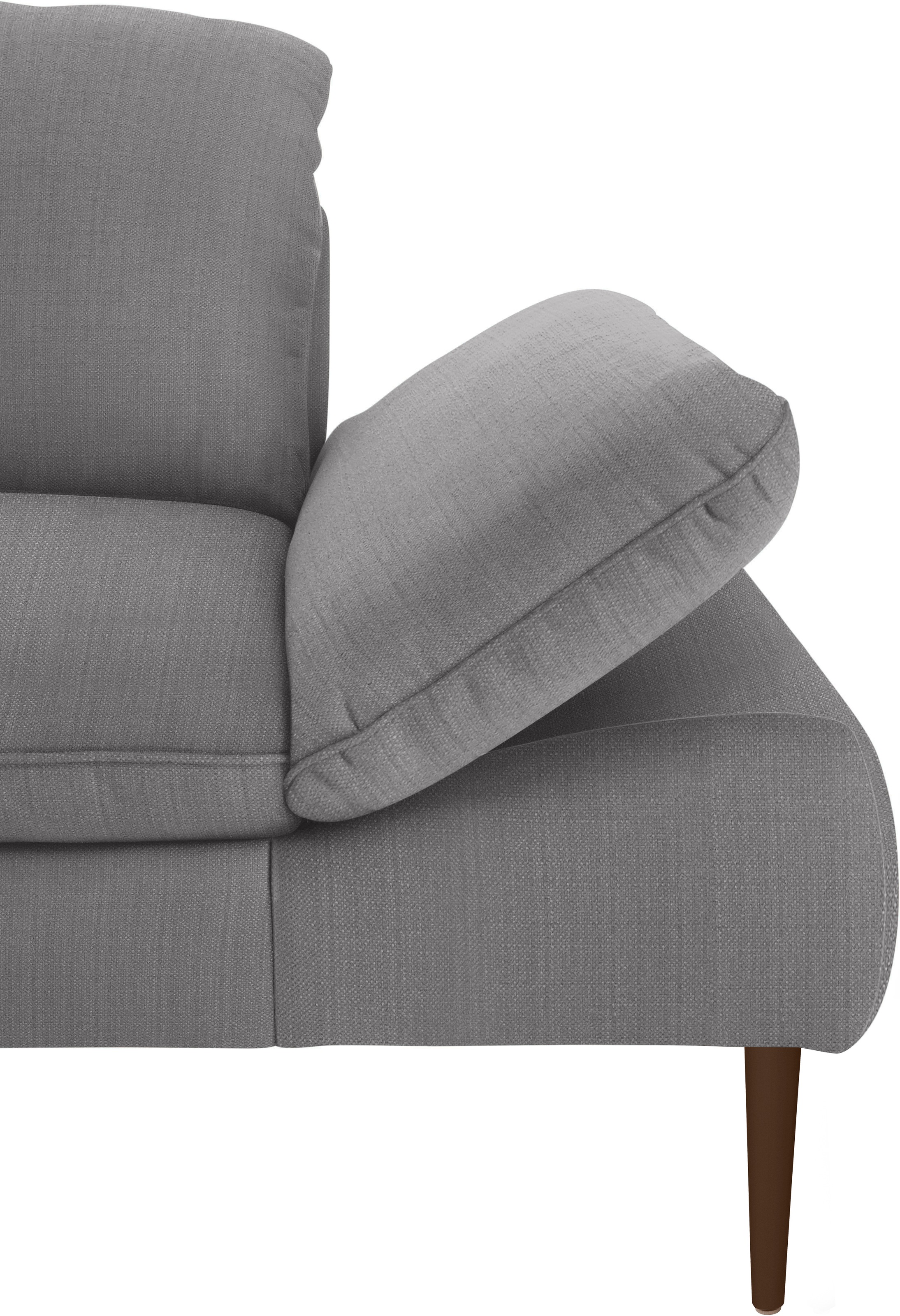 W.SCHILLIG 2,5-Sitzer »enjoy&MORE« Sitztiefenverstellung, Füße bronze pulverbeschichtet, Breite 232 cm