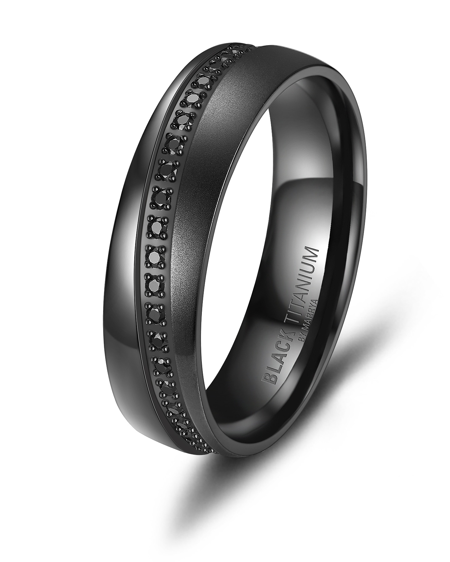 Marrya Partnerring »BLACK TITANIUM by MARRYA«