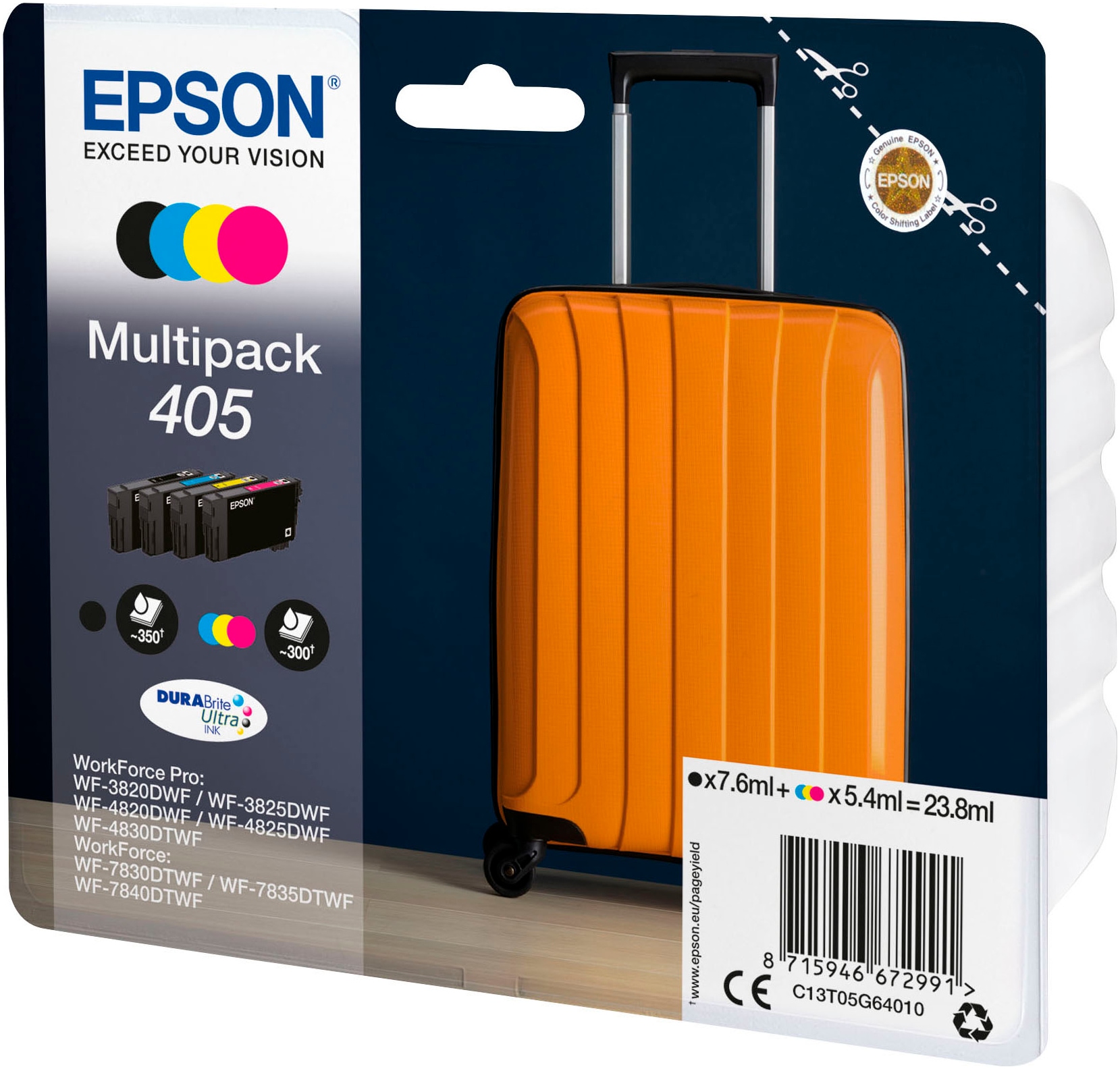Epson Tintenpatrone »DURABrite Ultra 405 Koffer«