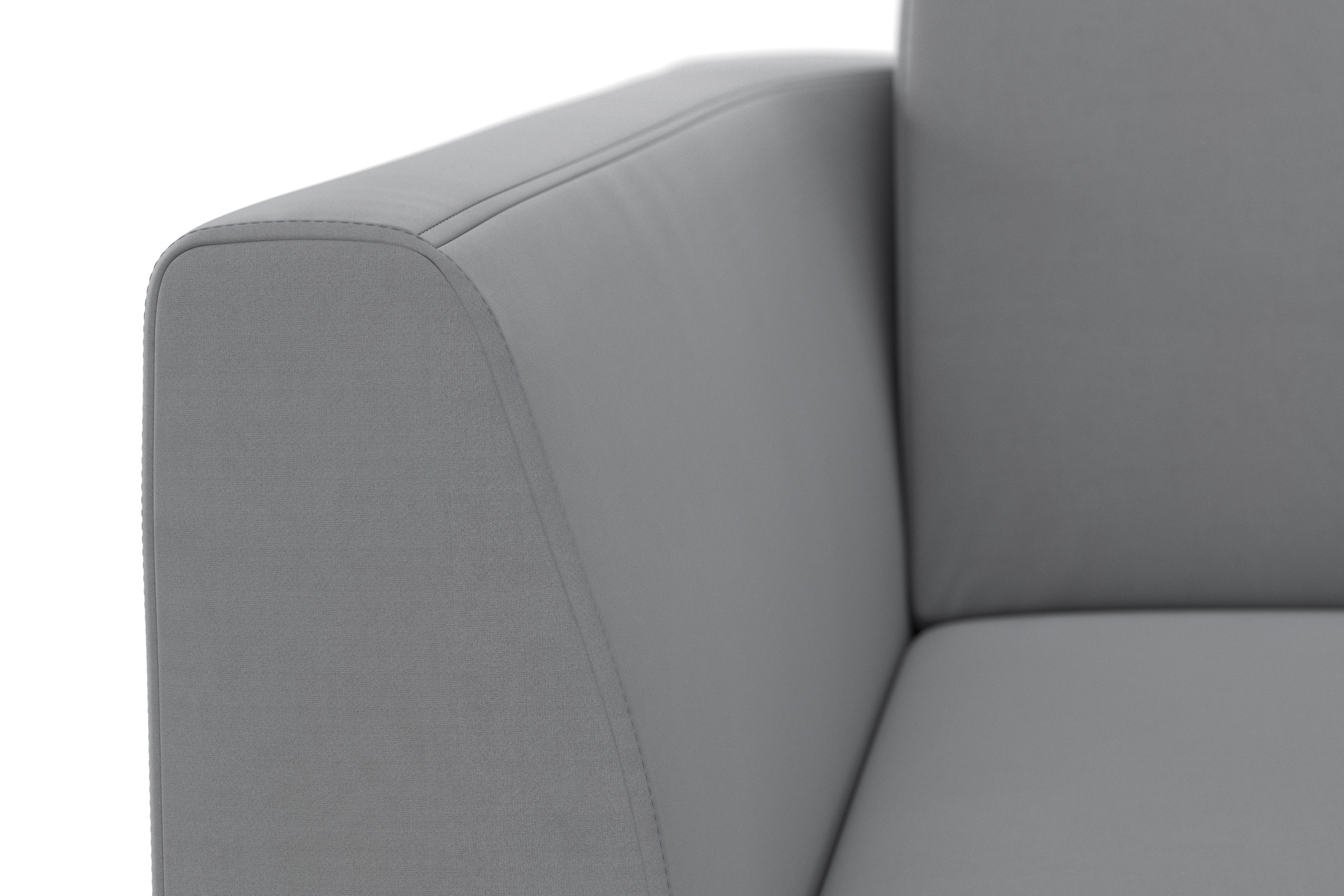 sit&more Ecksofa »Lindholm L-Form«, mit Sitztiefenverstellung und Federkern