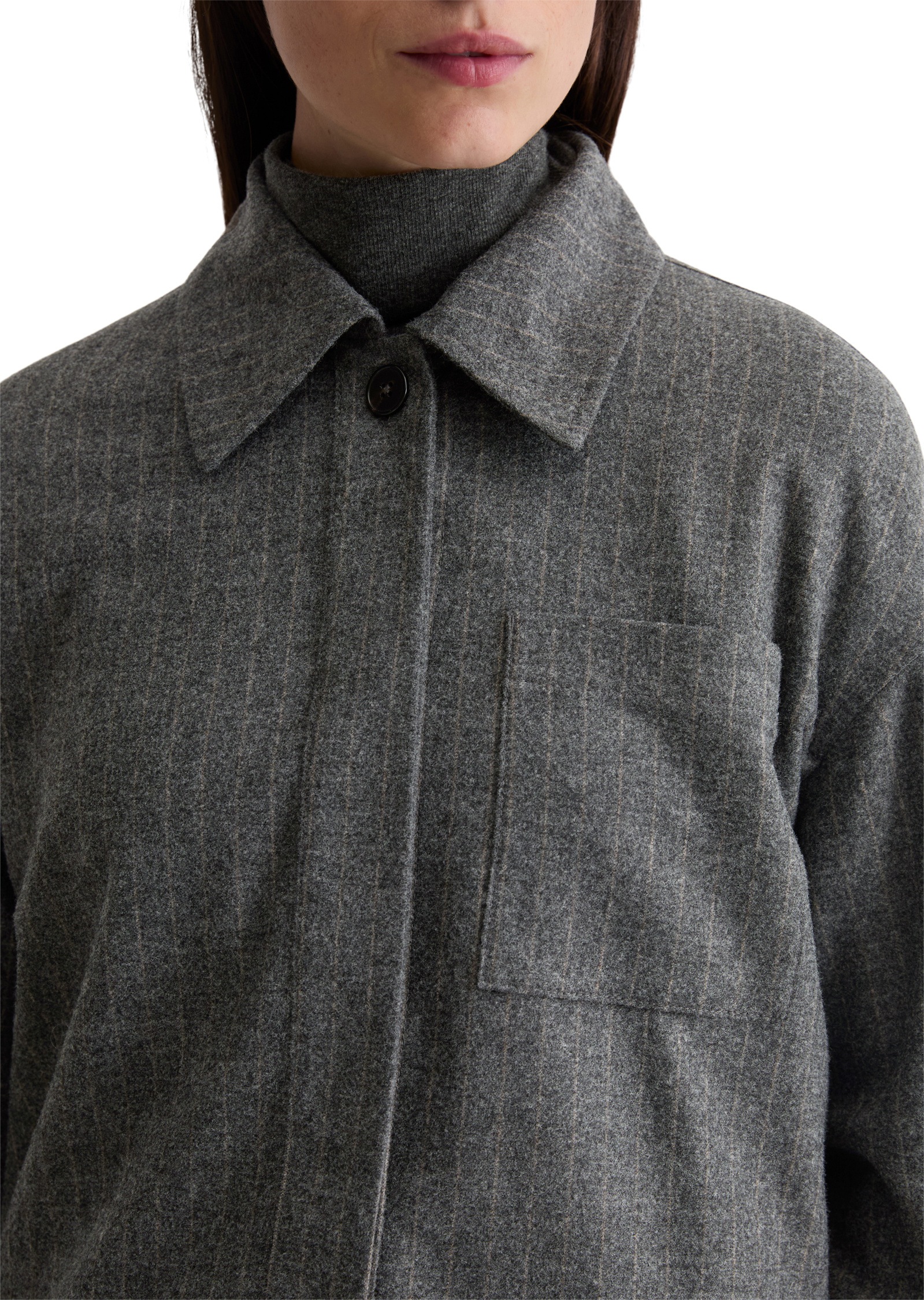 Marc O'Polo Kurzjacke »aus Wolle-Viskose-Mix-Stretch« ohne Kapuze