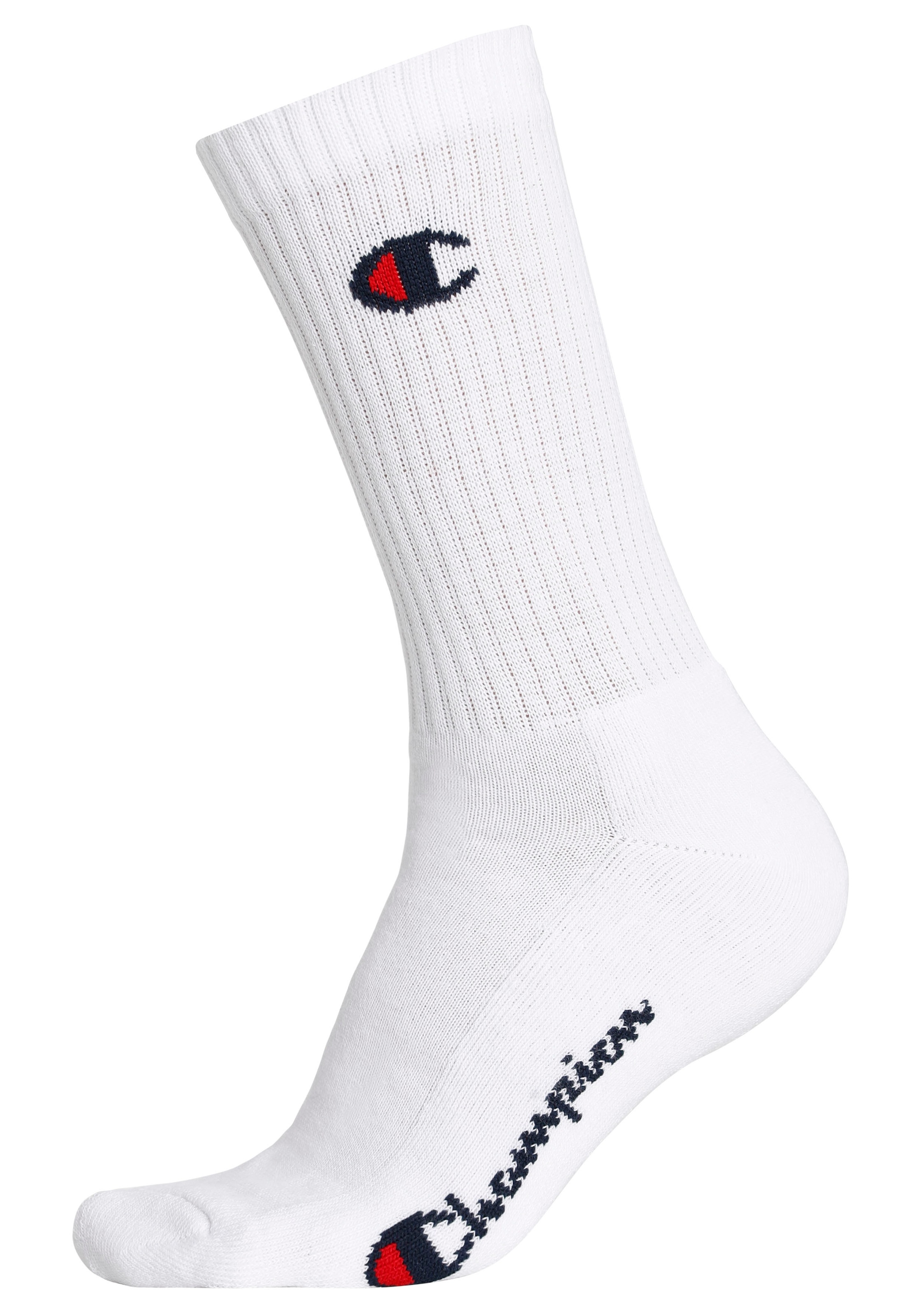 Thumbnail - Champion Tennissocken Packung, 6 Stk. tlg. für Erwachsene, sportlicher Stil, mit Logoschriftzügen, elastisch