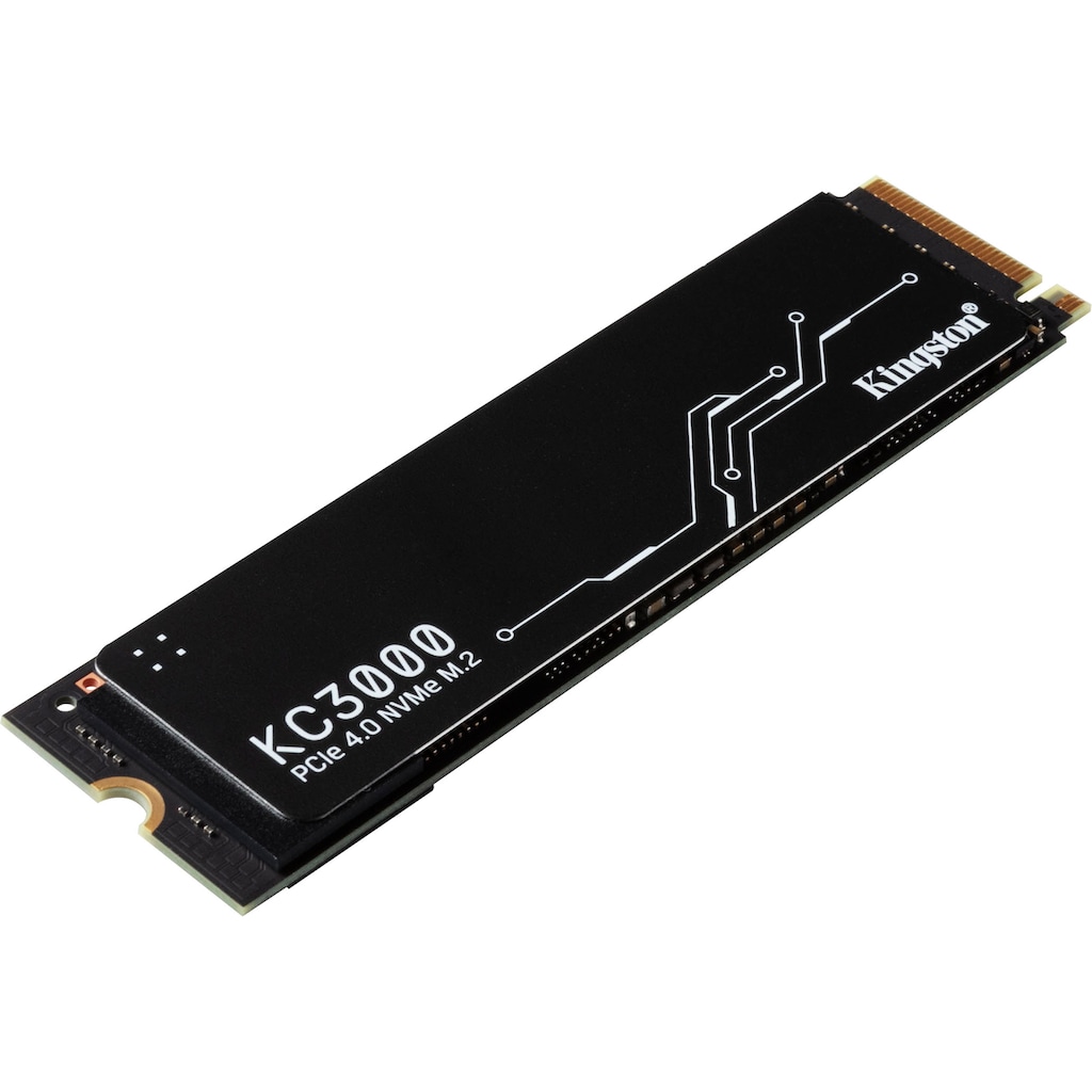 Kingston interne SSD »KC3000 PCIe 4.0 NVMe M.2«, Anschluss PCI Express 4.0