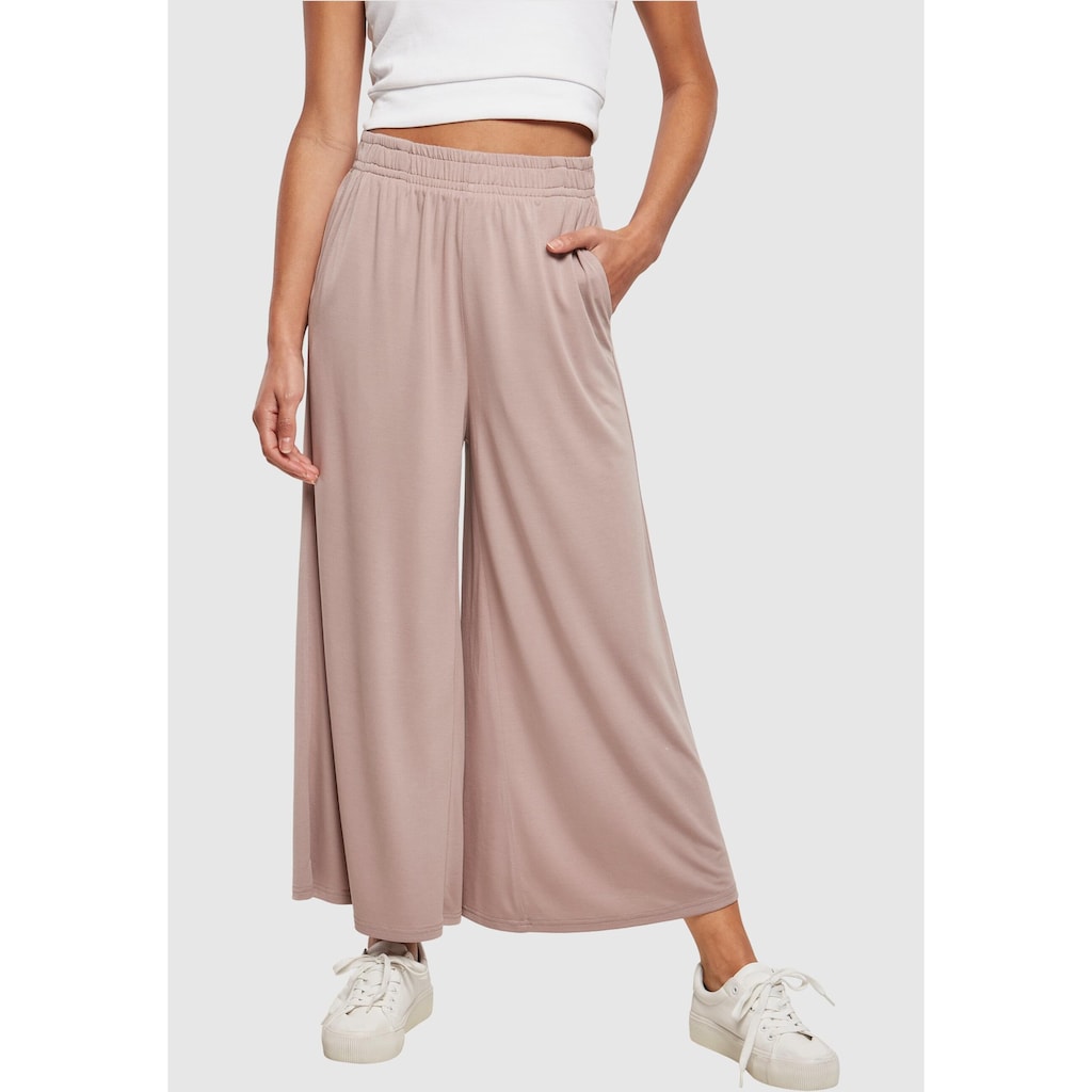 URBAN CLASSICS Bequeme Jeans »Urban Classics Damen Ladies Modal Culotte«, (1 tlg.)