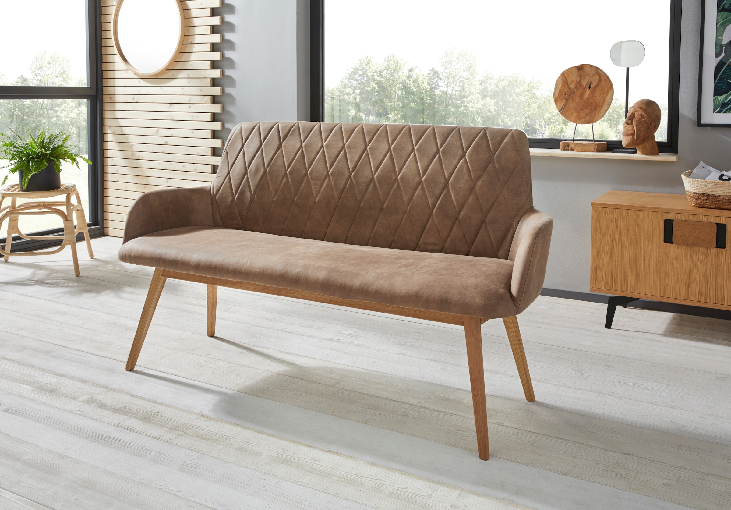 OTTO home Sitzbank "Brest" Schuhbank, Garderobenbank, Bank Breite 160 cm günstig online kaufen