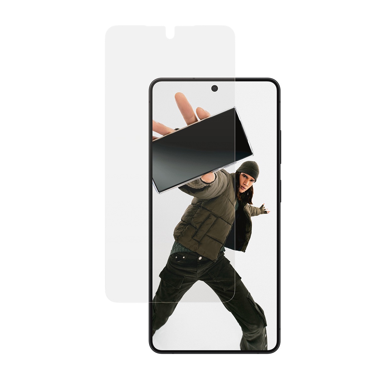 CARE by PanzerGlass Displayschutzglas »Ultra-Wide Fit Screen Protector« für Samsung Galaxy S26 Ultra Displayschutzfolie, Schutzfolie, Bildschirmschutz, kratz- & stoßfest
