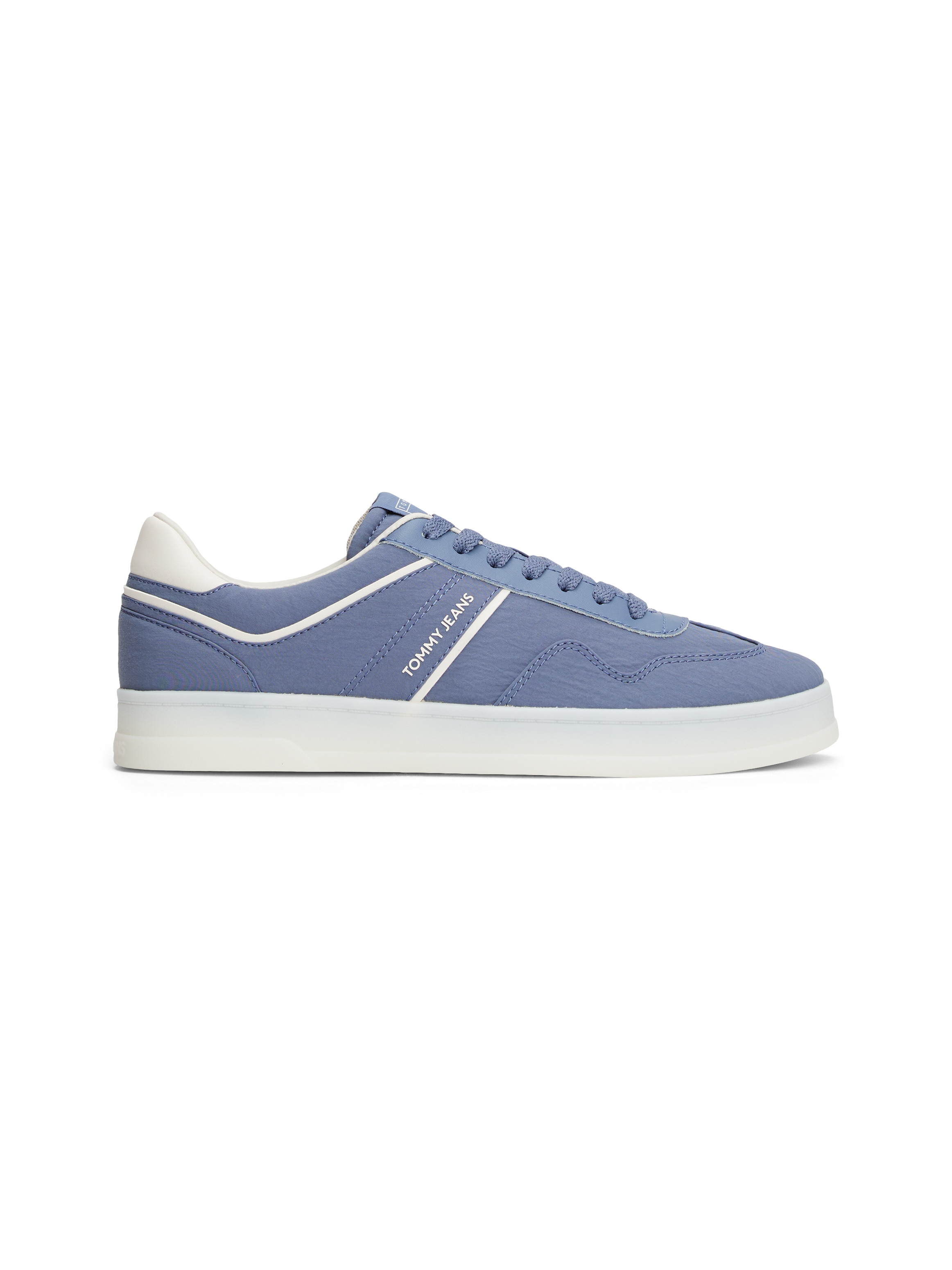 Tommy Jeans Sneaker »THE GREENWICH MIX MEDIA«, Freizeitschuh, Halbschuh, Schnürer mit Logo an der Schuhzunge