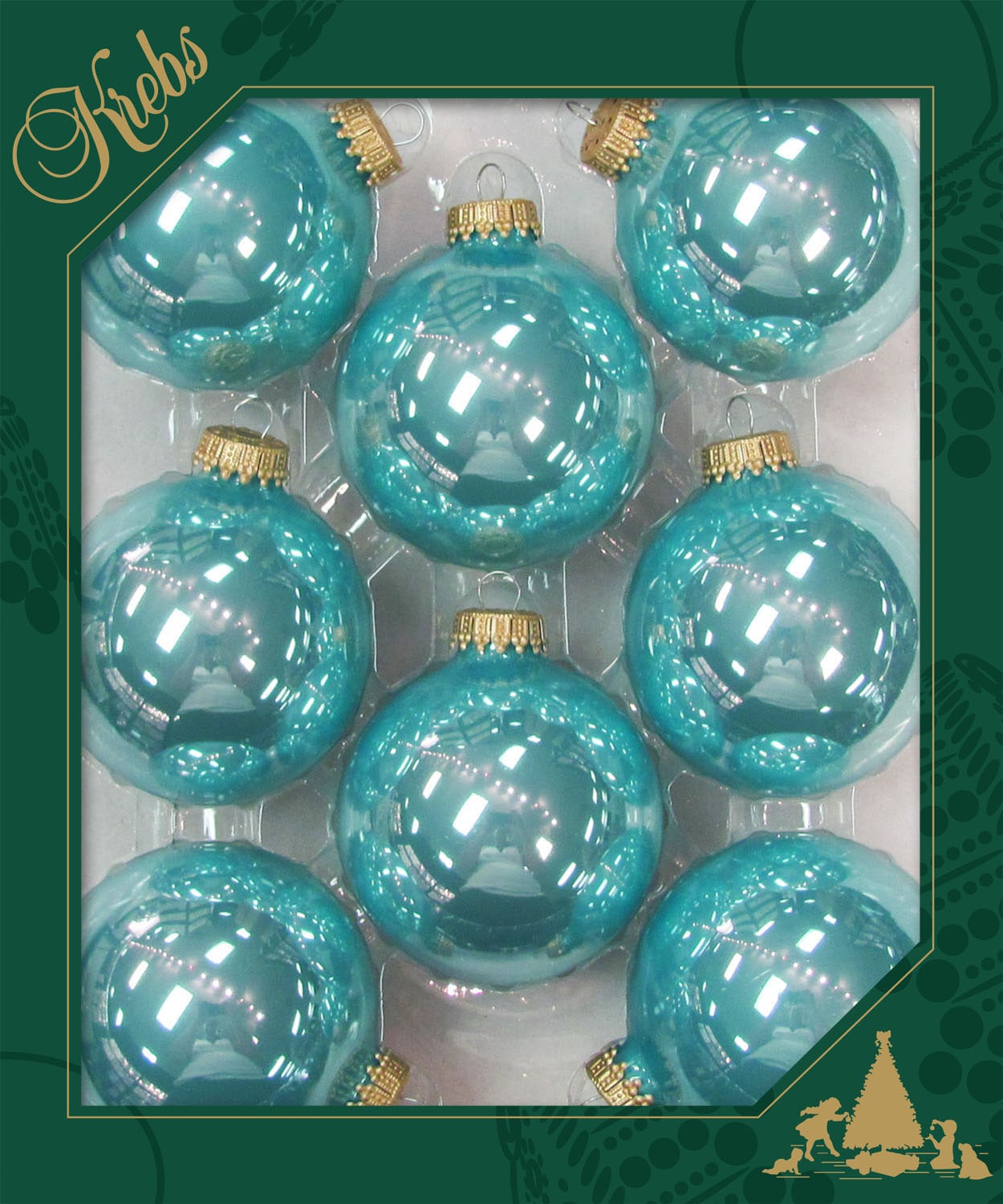 Lauscha Christbaumkugeln kaufen Weihnachtsbaumkugel Glas 8 BAUR Krebs St.) Christbaumschmuck, Weihnachtsdeko, Glas«, »CBK20011, | (Set,