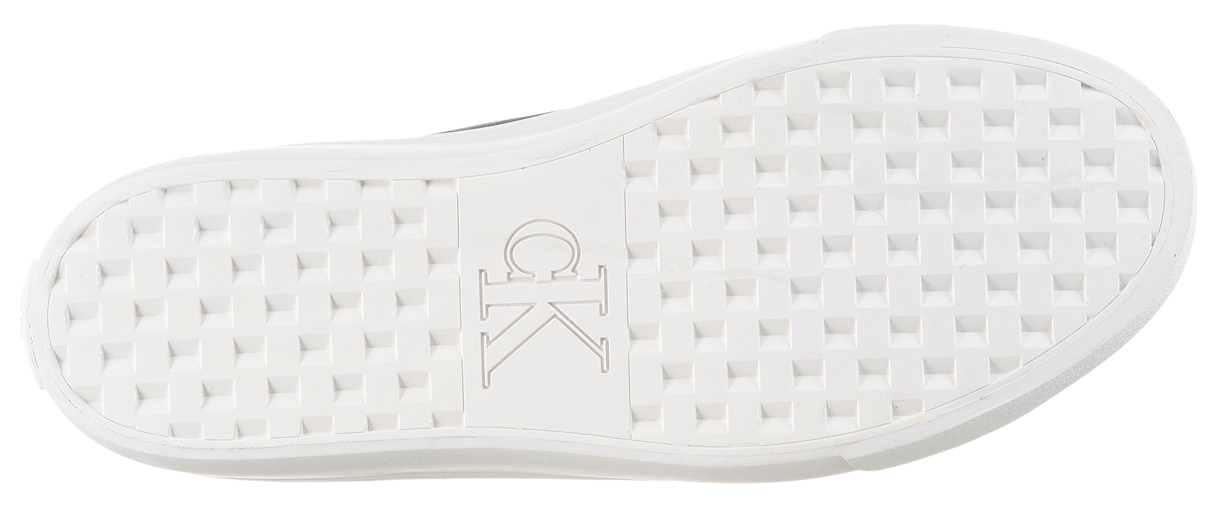 Calvin Klein Jeans Plateausneaker »VULC FLATF LACE UP LTH CK«, Schnürschuh, Halbschuh, Freizeitsneaker mit CK-Logo