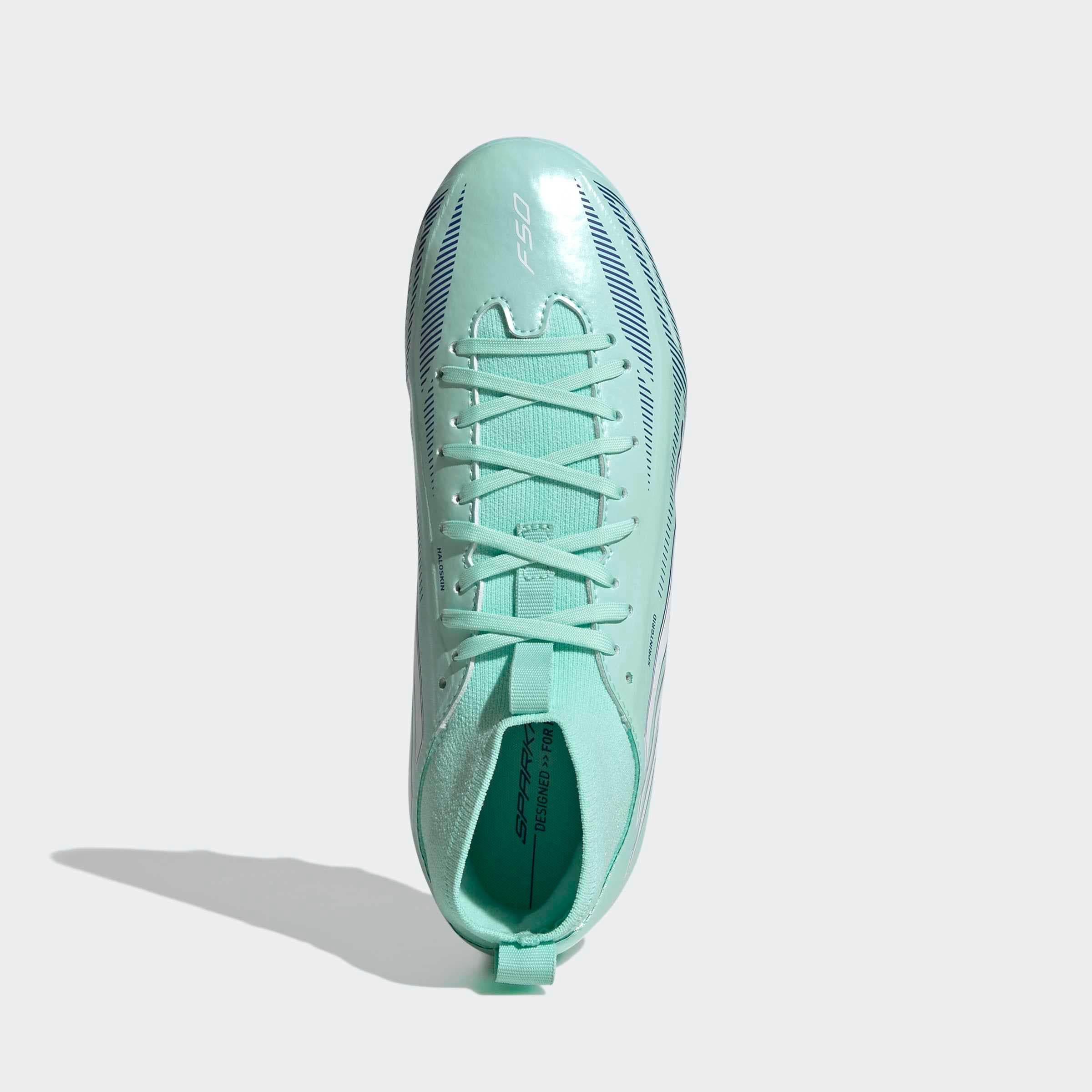 adidas Performance Fußballschuh »F50 SPARKFUSION LEAGUE KIDS , NATURRASEN / KUNSTRASEN, HALBHOCH«  für Rasen und Kunstrasenplätze geeignet