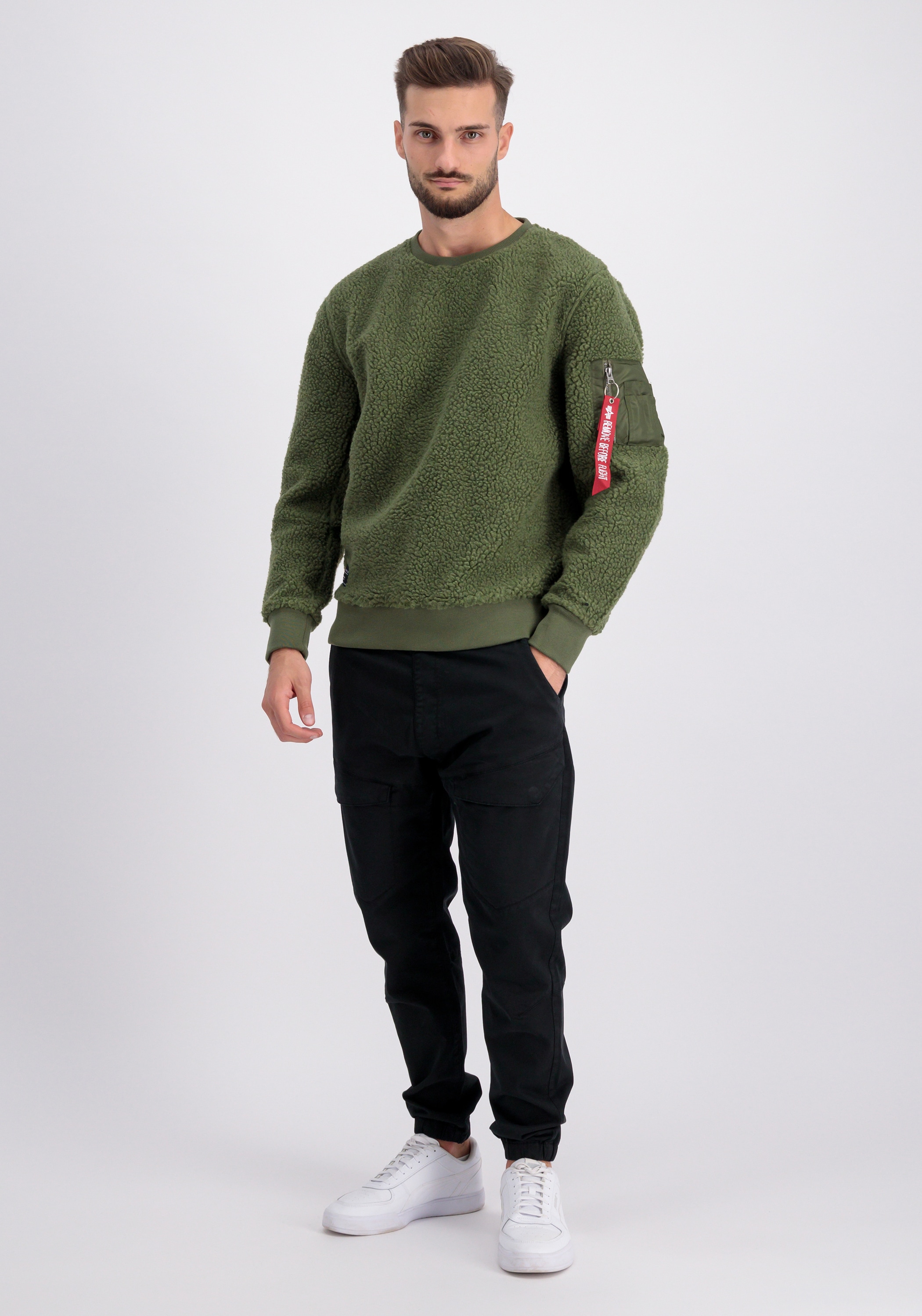 Alpha Industries Sweater »Alpha Industries Men - Sweatshirts Teddy Sweater«