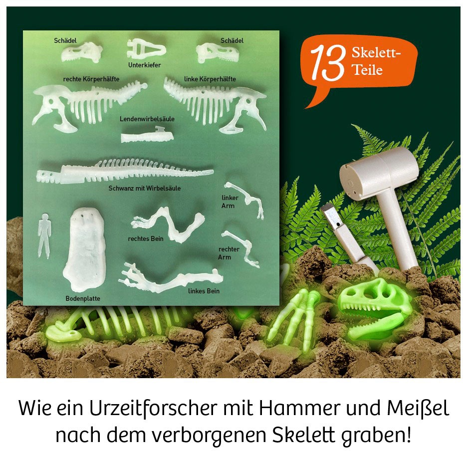 Kosmos Experimentierkasten »Nachtleuchtender T-REX«