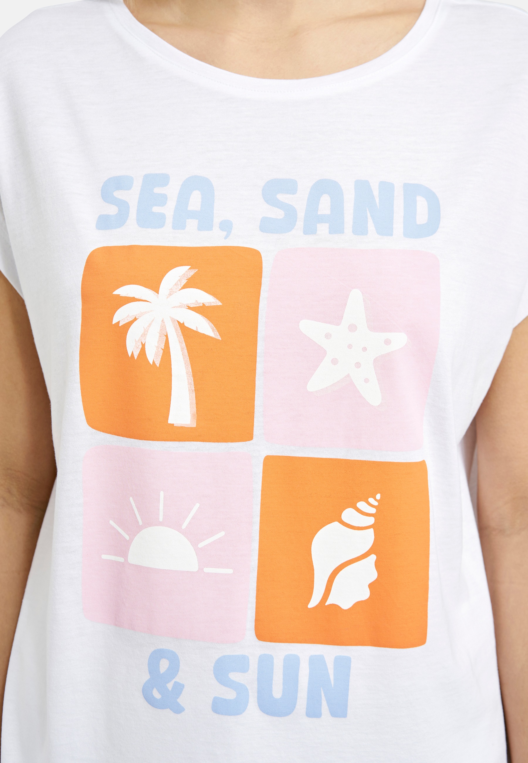 Smith & Soul Rundhalsshirt, mit Baumwolle