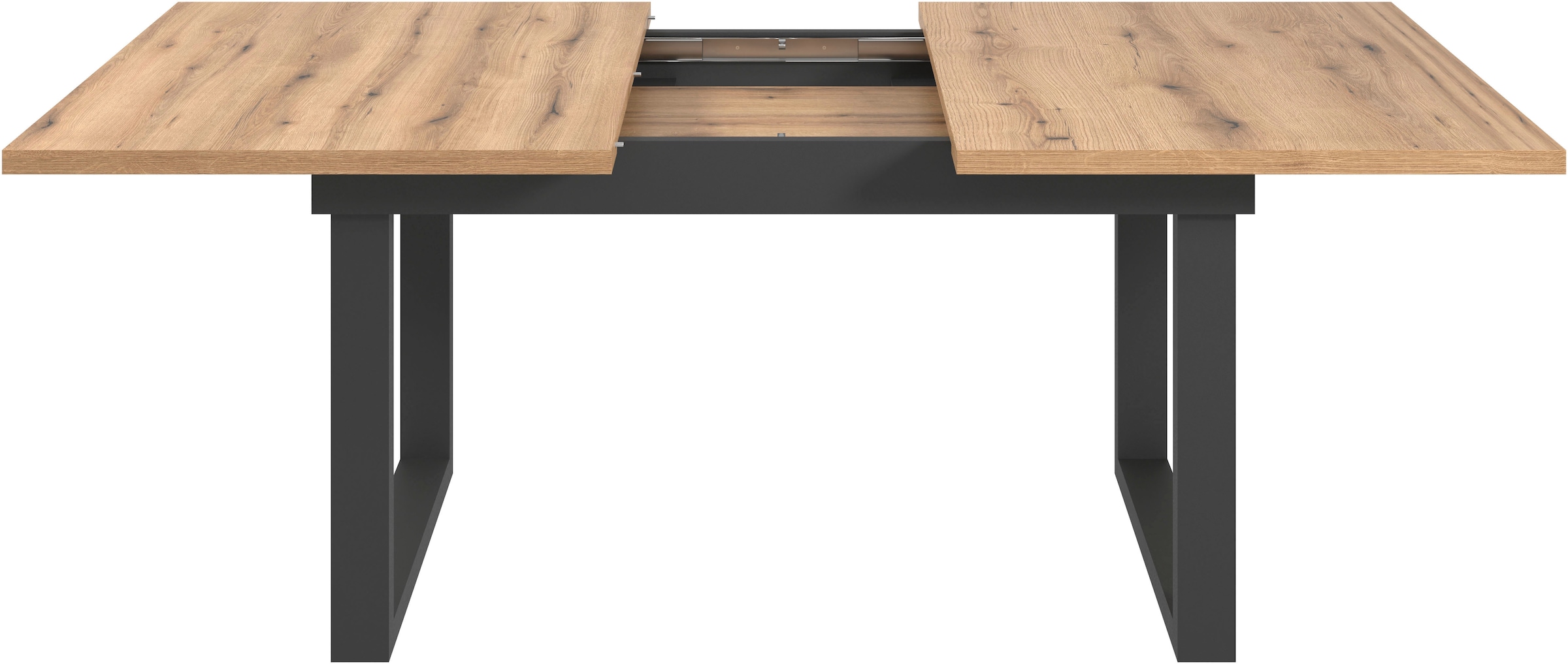 Home affaire Esstisch »Valencia« 1 Stk. tlg. Synchroauszug; Metallkufen, ausziehbar auf 200 cm