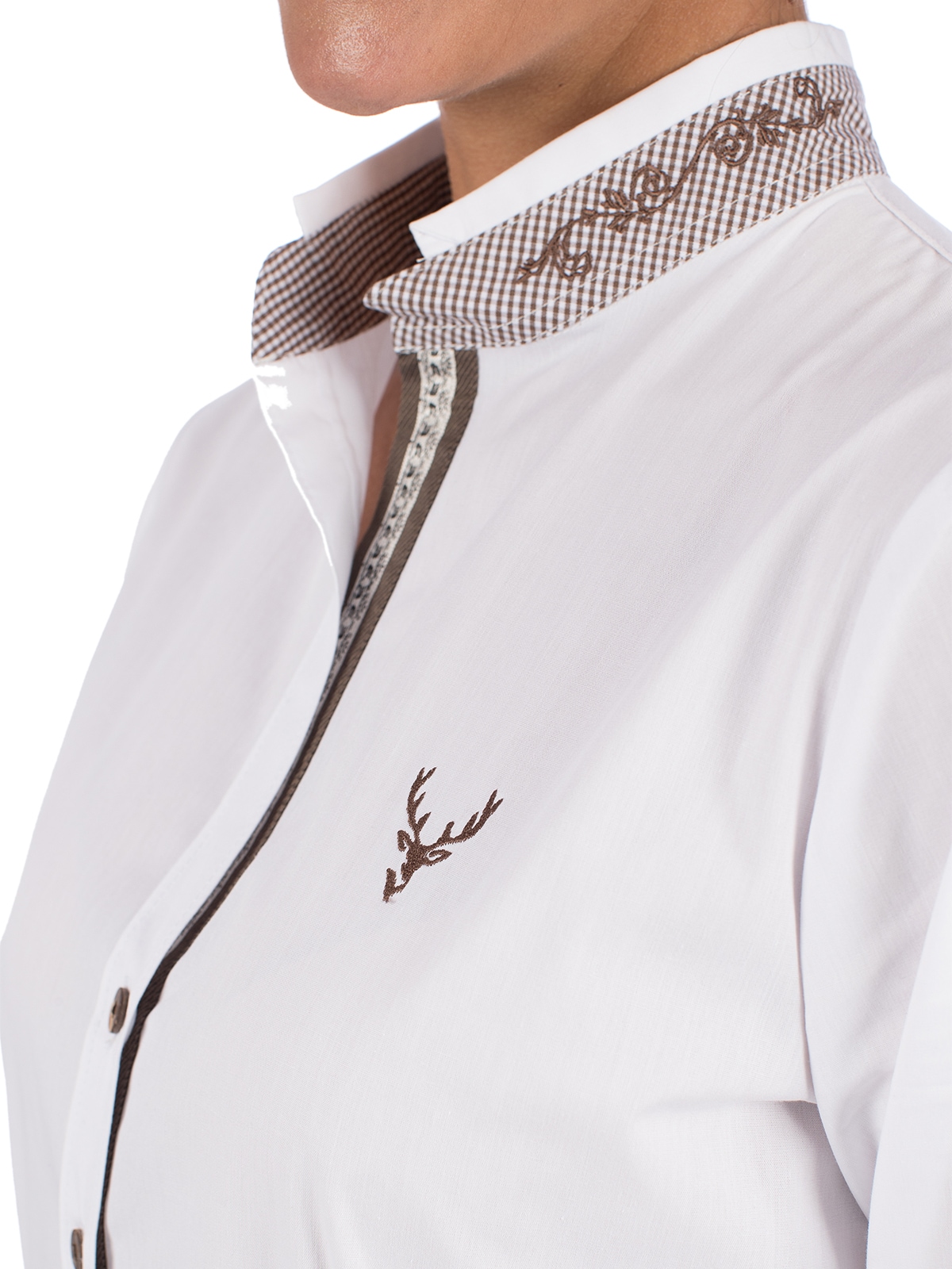 OS-Trachten Trachtenbluse »Trachtenbluse 450006-3684«