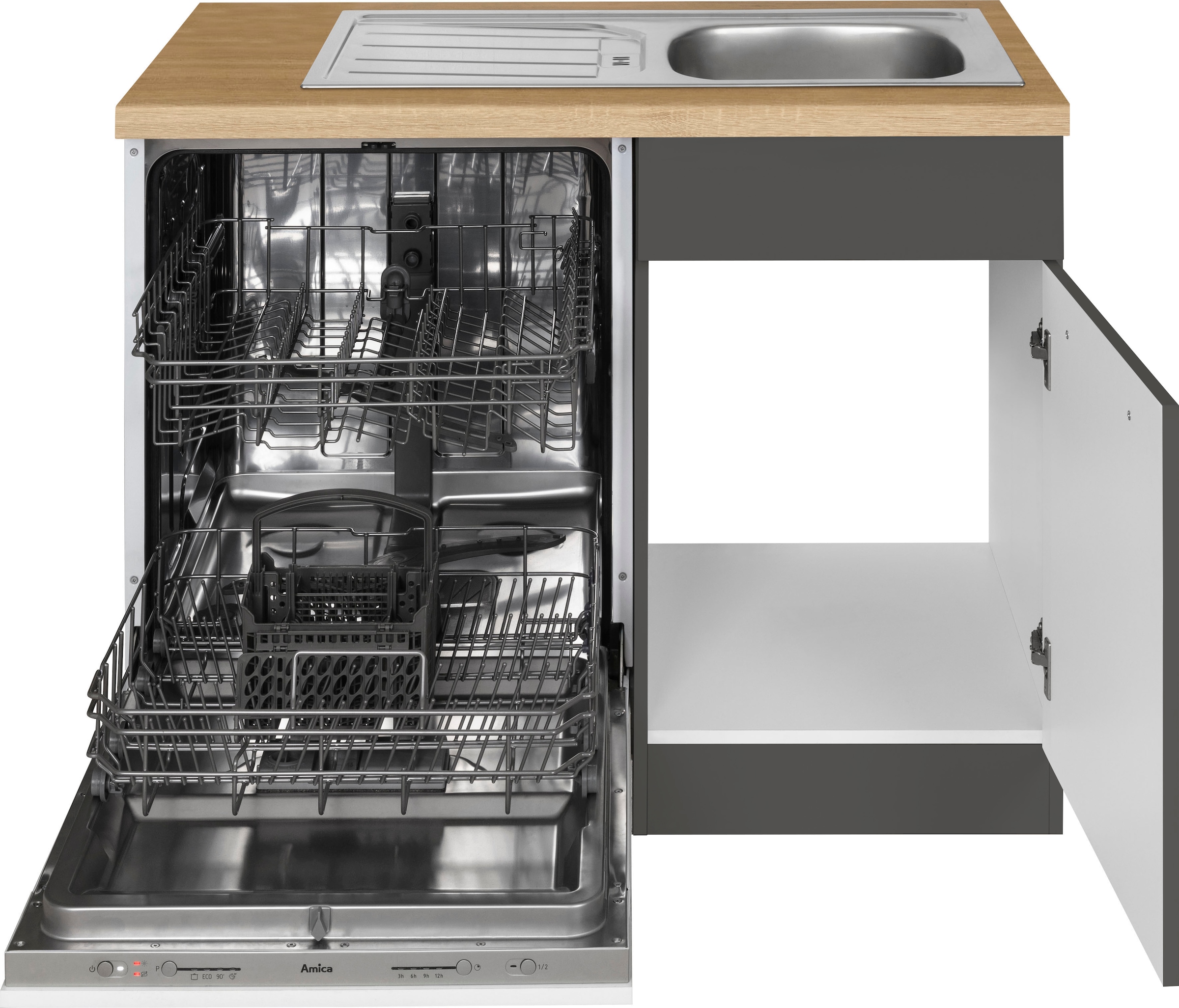 wiho Küchen Winkelküche E-Geräte, | cm x bestellen Stellbreite BAUR 220 170 »Unna«, ohne