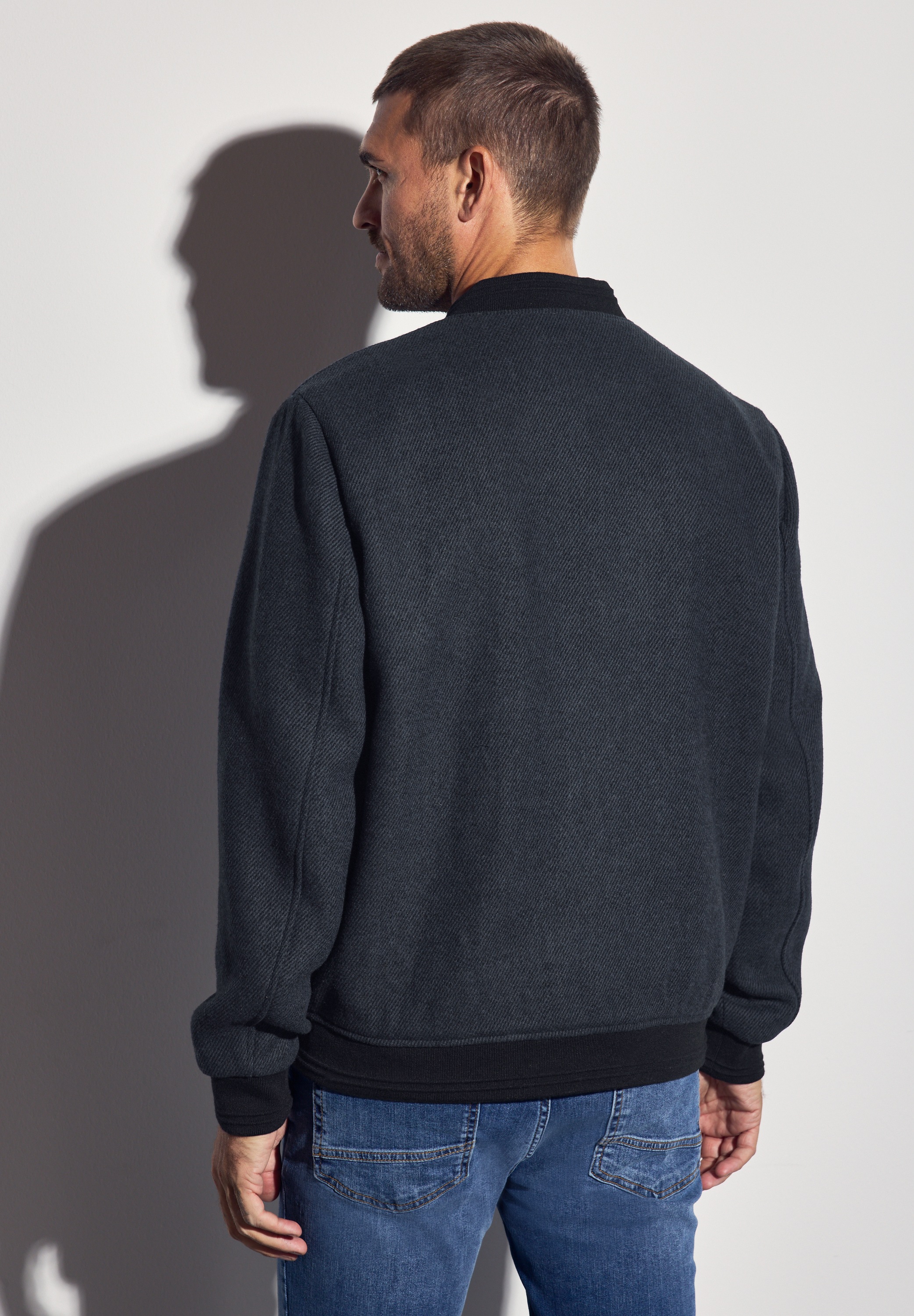 STREET ONE MEN Blouson, ohne Kapuze, mit Stehkragen günstig online kaufen